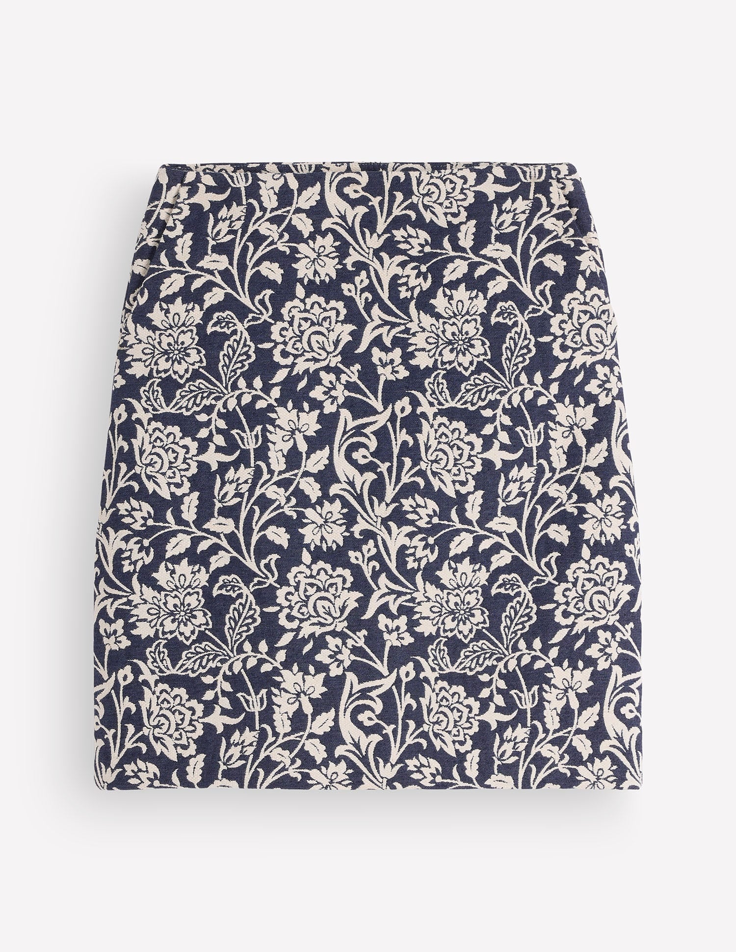 Jacquard-Rock in A-Linie-JACQUARD BLUMENMUSTER - Image 7