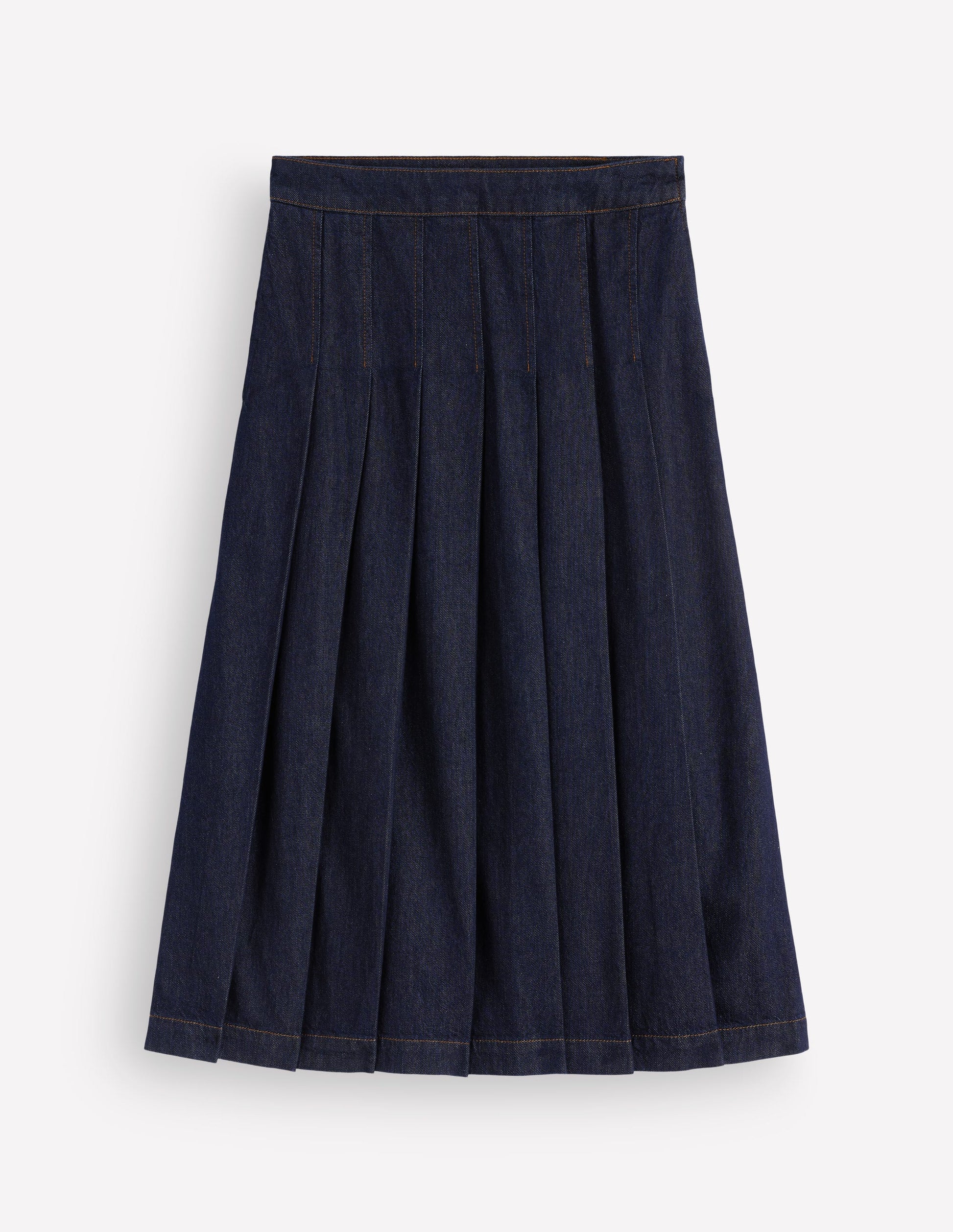 Aya Midi-Jeansrock-Indigo-5