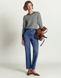 Jeans mit hohem Bund und geradem Bein-Medium Vintage