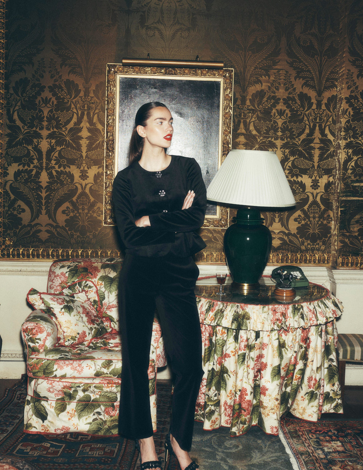 Canonbury Samthose-Schwarz - Image 1