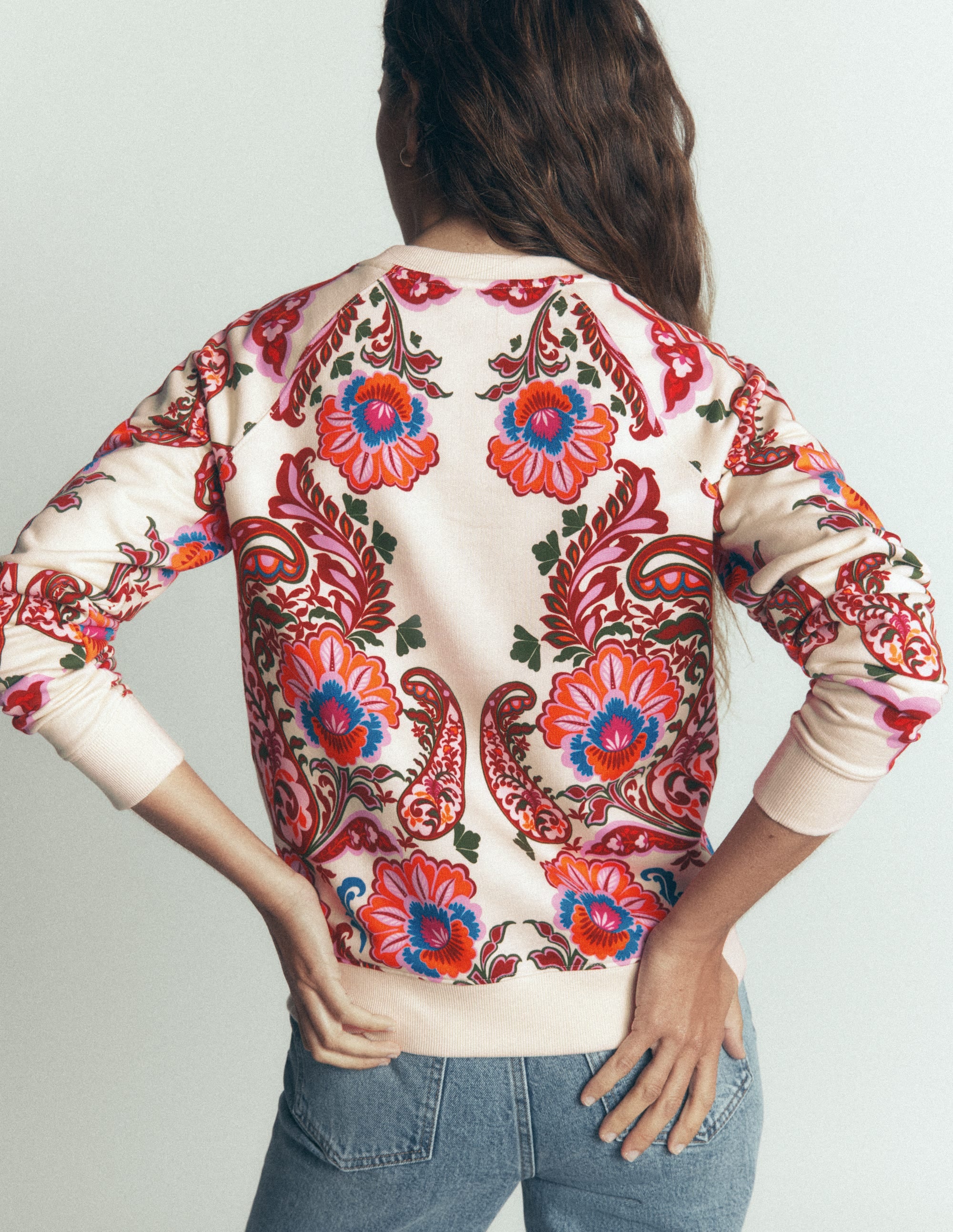 Emi Bedrucktes Sweatshirt-Bunt, Boho-Traum - Image 3