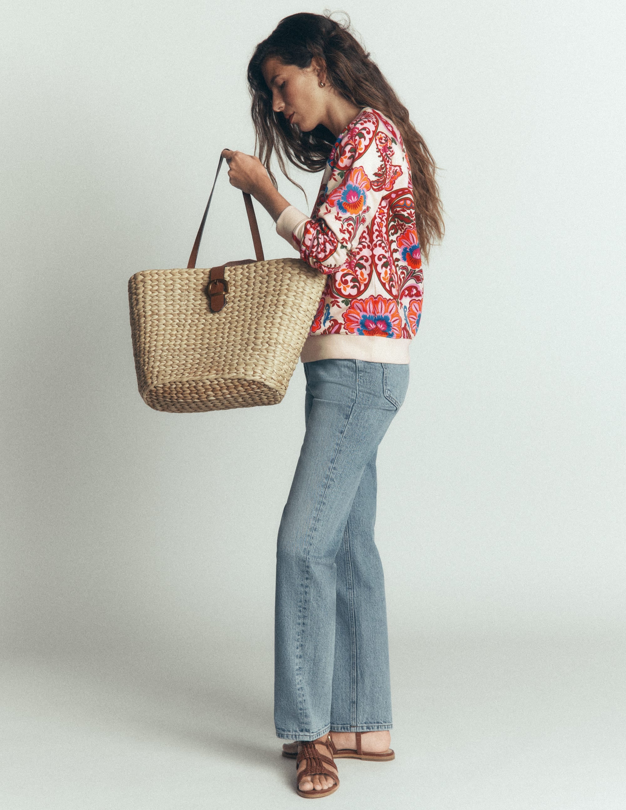 Emi Bedrucktes Sweatshirt-Bunt, Boho-Traum - Image 4