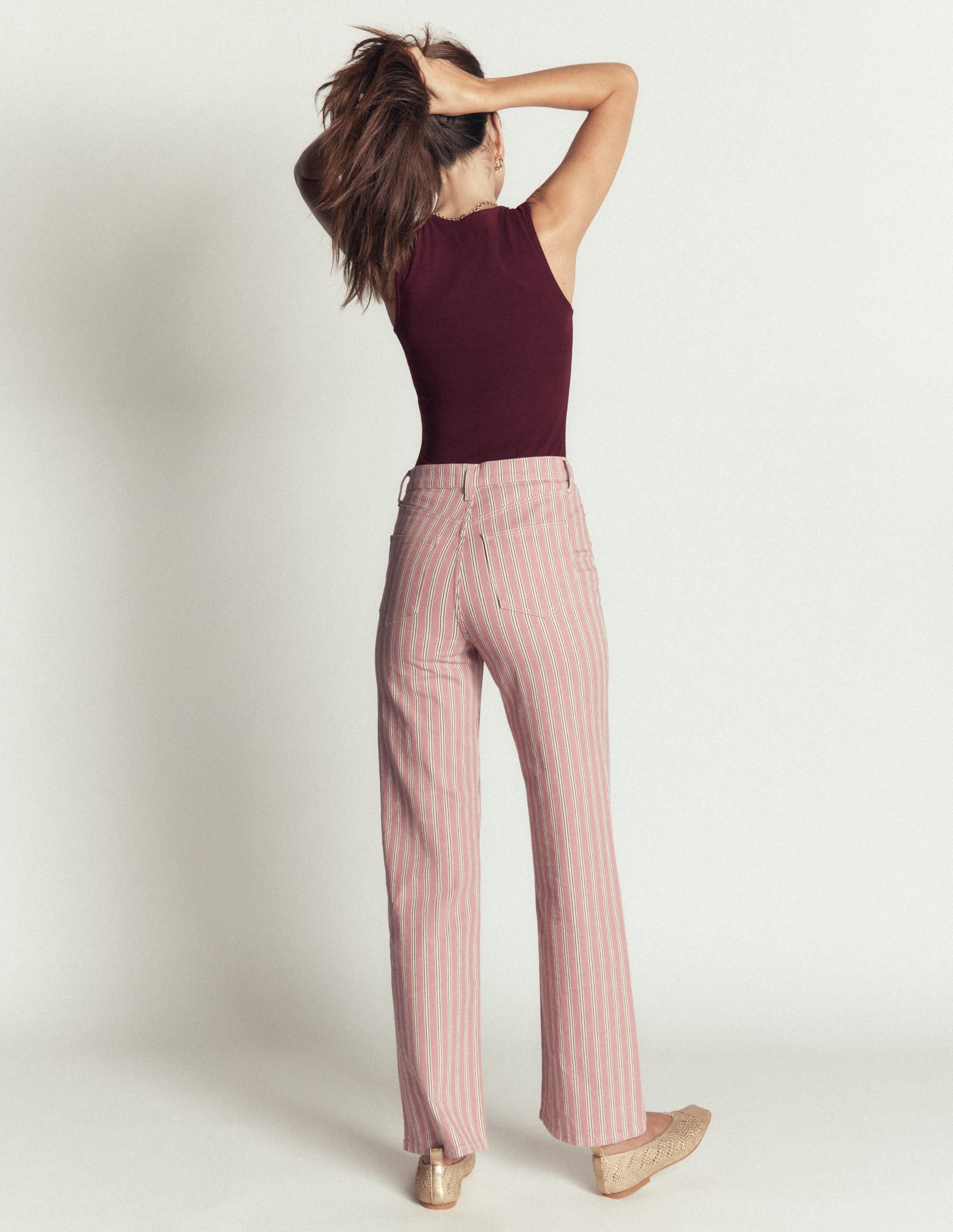 Brooke Doppellagiges Top-Dunkle Kirsche - Image 3