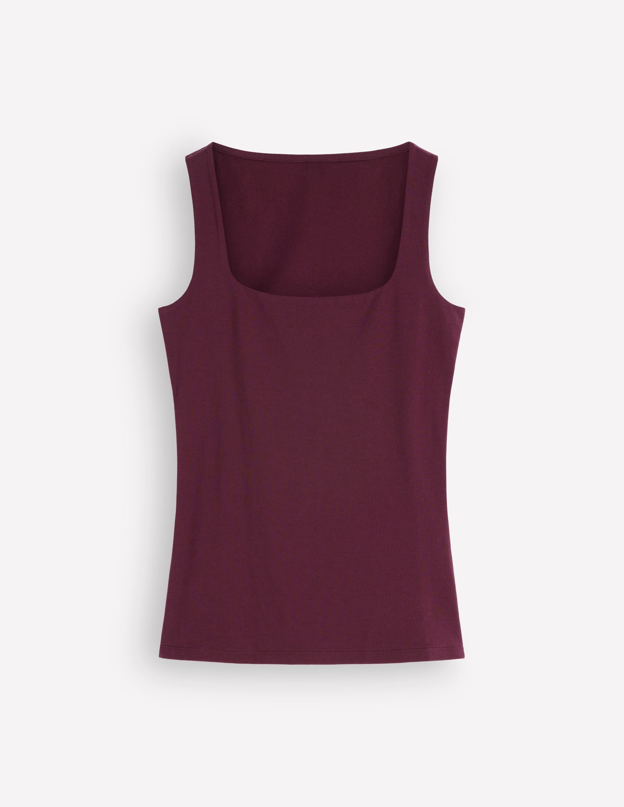 Brooke Doppellagiges Top-Dunkle Kirsche - Image 7