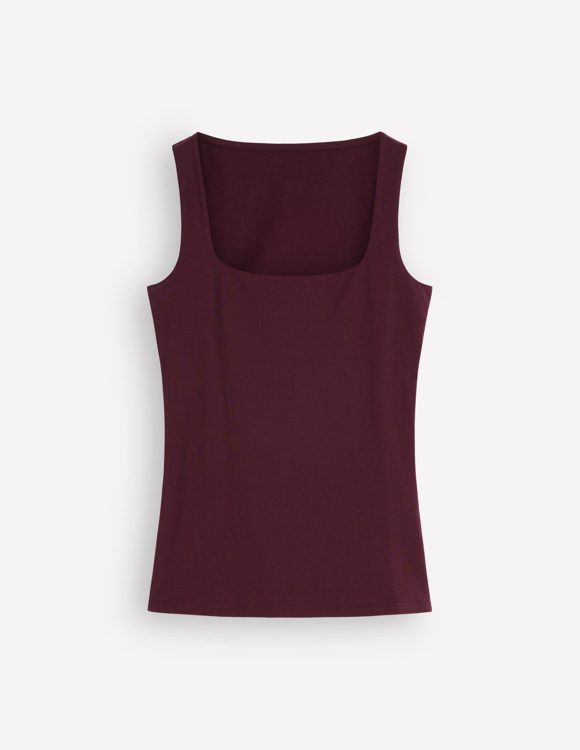 Brooke Doppellagiges Top-Dunkle Kirsche-4