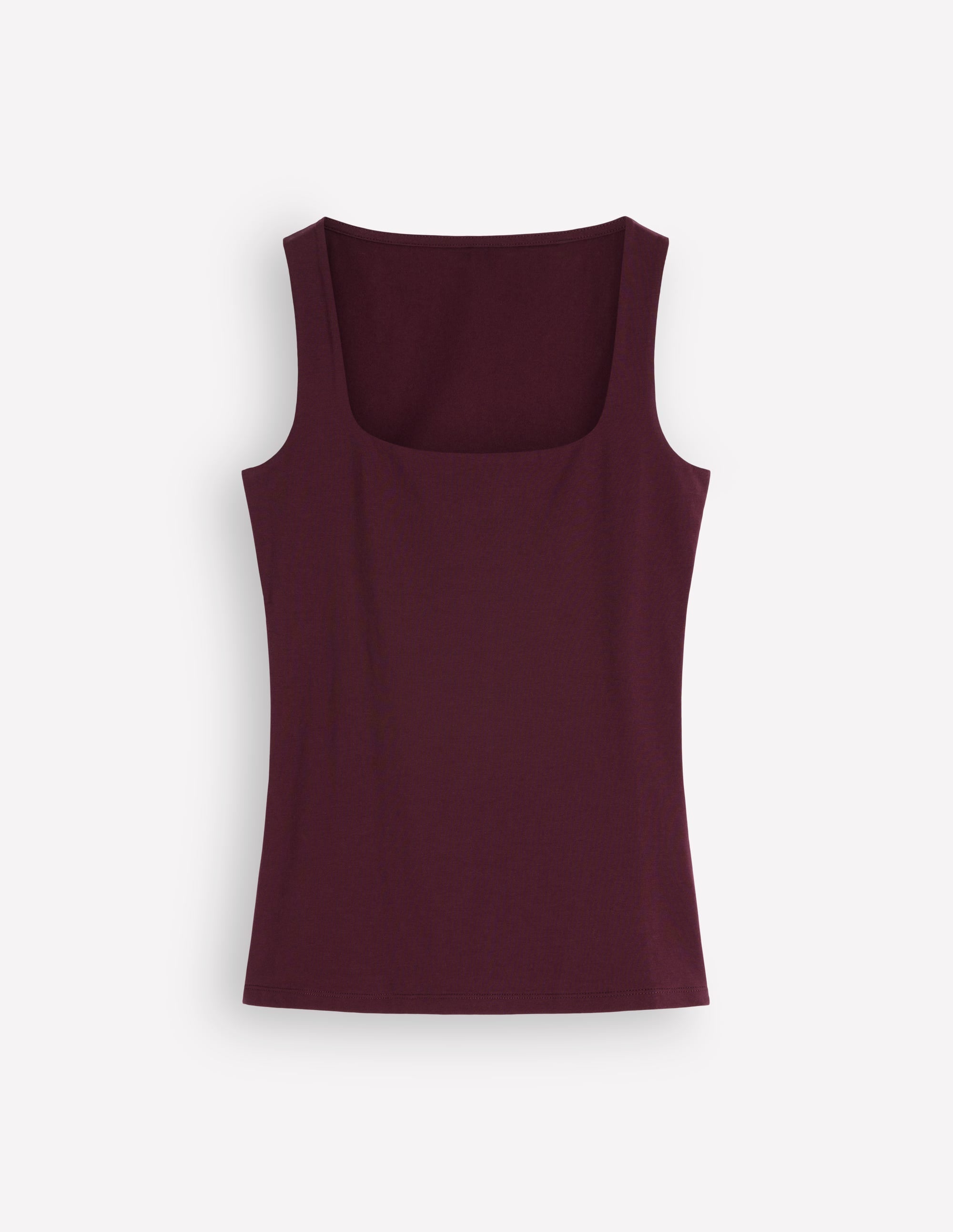 Brooke Doppellagiges Top-Dunkle Kirsche - Image 4