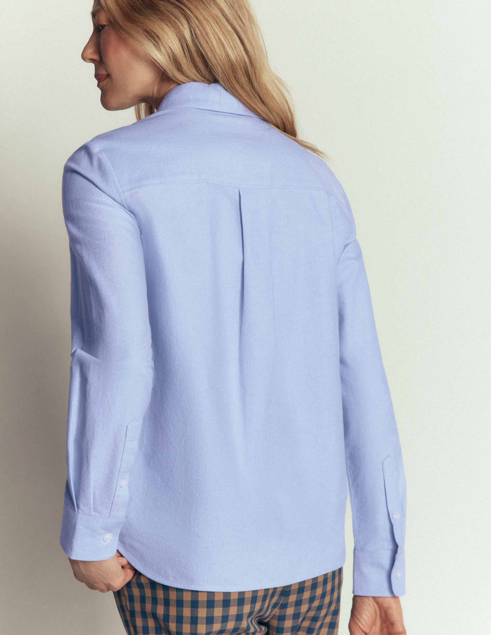 NEU Sienna Baumwollhemd-Oxford-Blau - Image 3