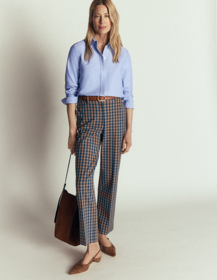 Das neue Sienna Baumwollhemd-Oxford-Blau