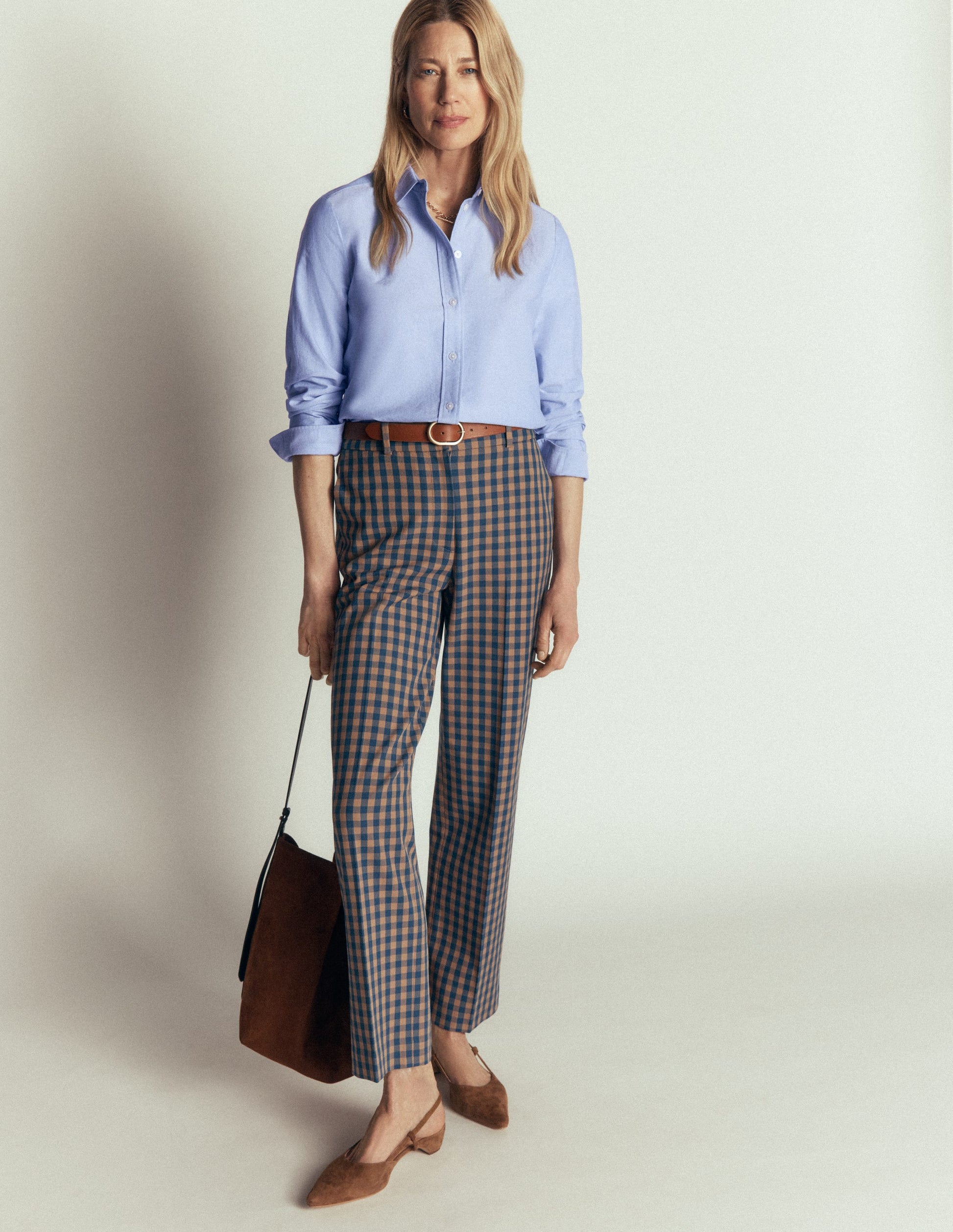 NEU Sienna Baumwollhemd-Oxford-Blau-4