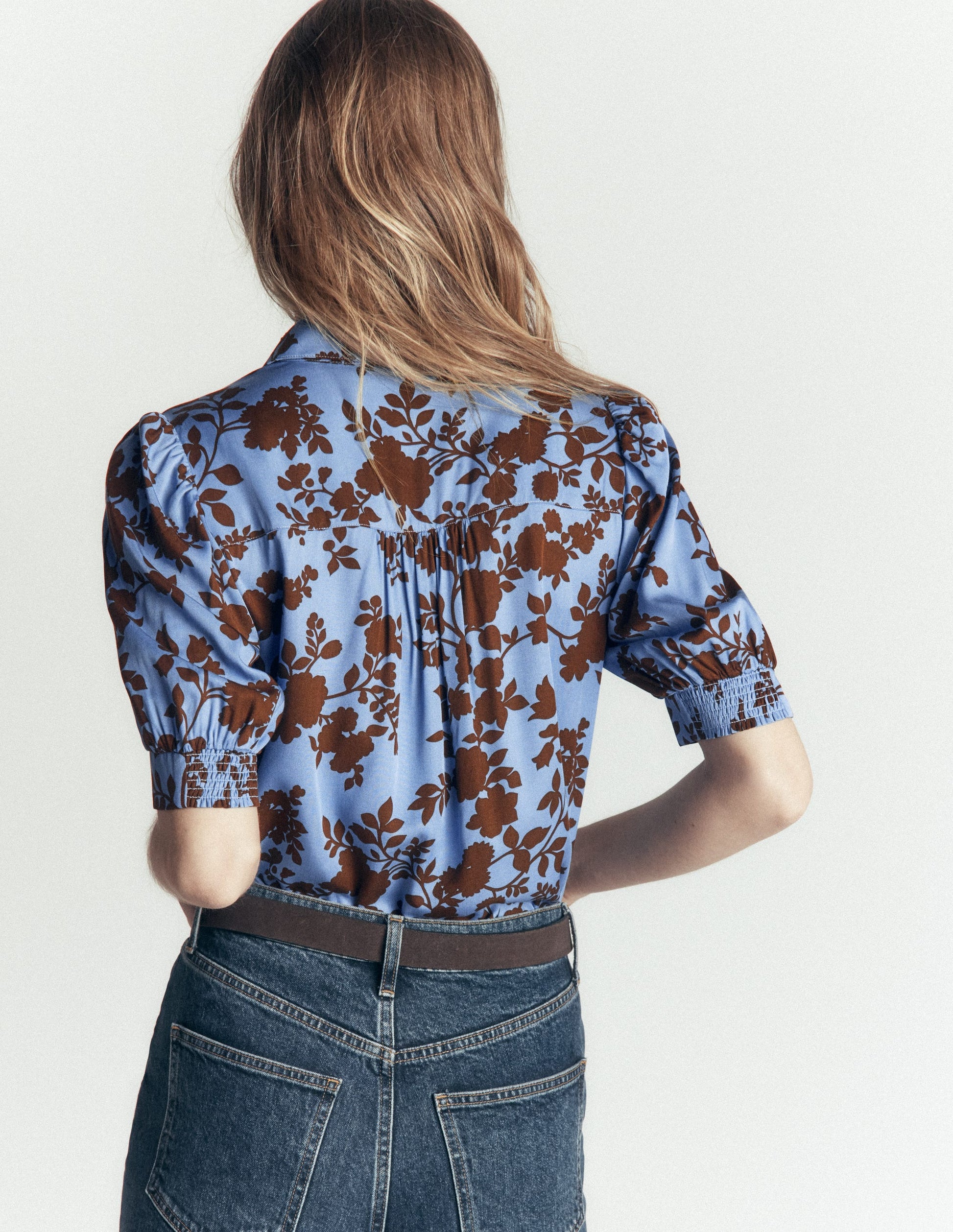 Penelope Viscose Top-Forget Me Not, Bouquet Breeze-3
