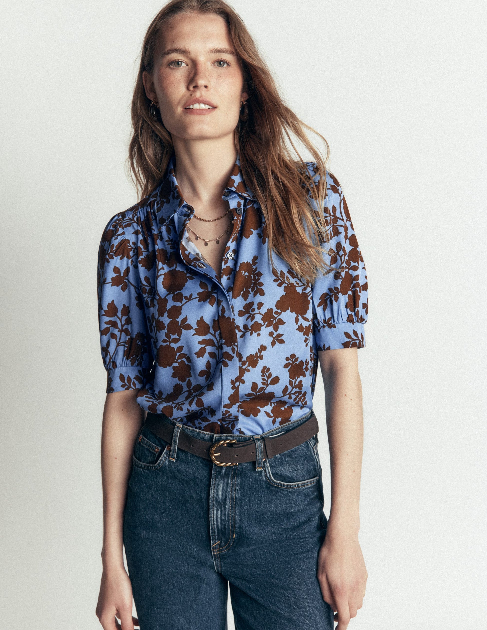 Penelope Viscose Top-Forget Me Not, Bouquet Breeze-5