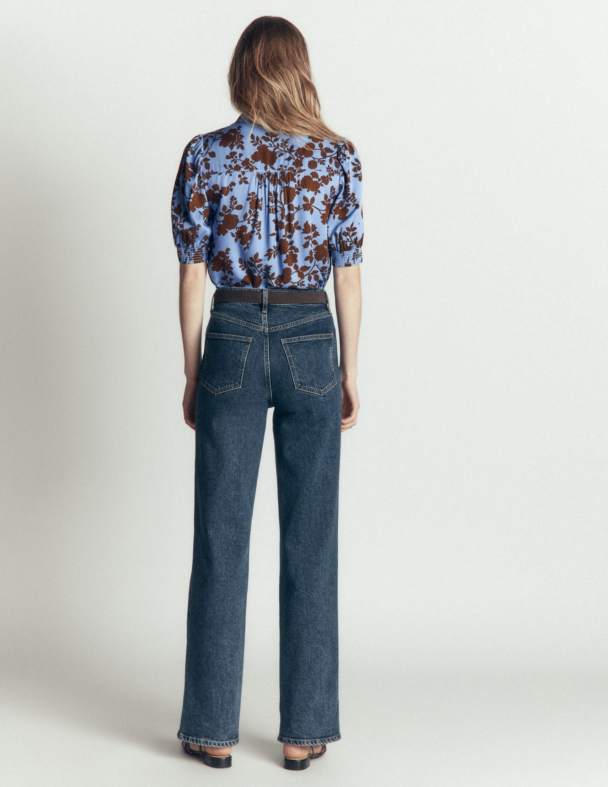 Penelope Viscose Top-Forget Me Not, Bouquet Breeze - Image 7