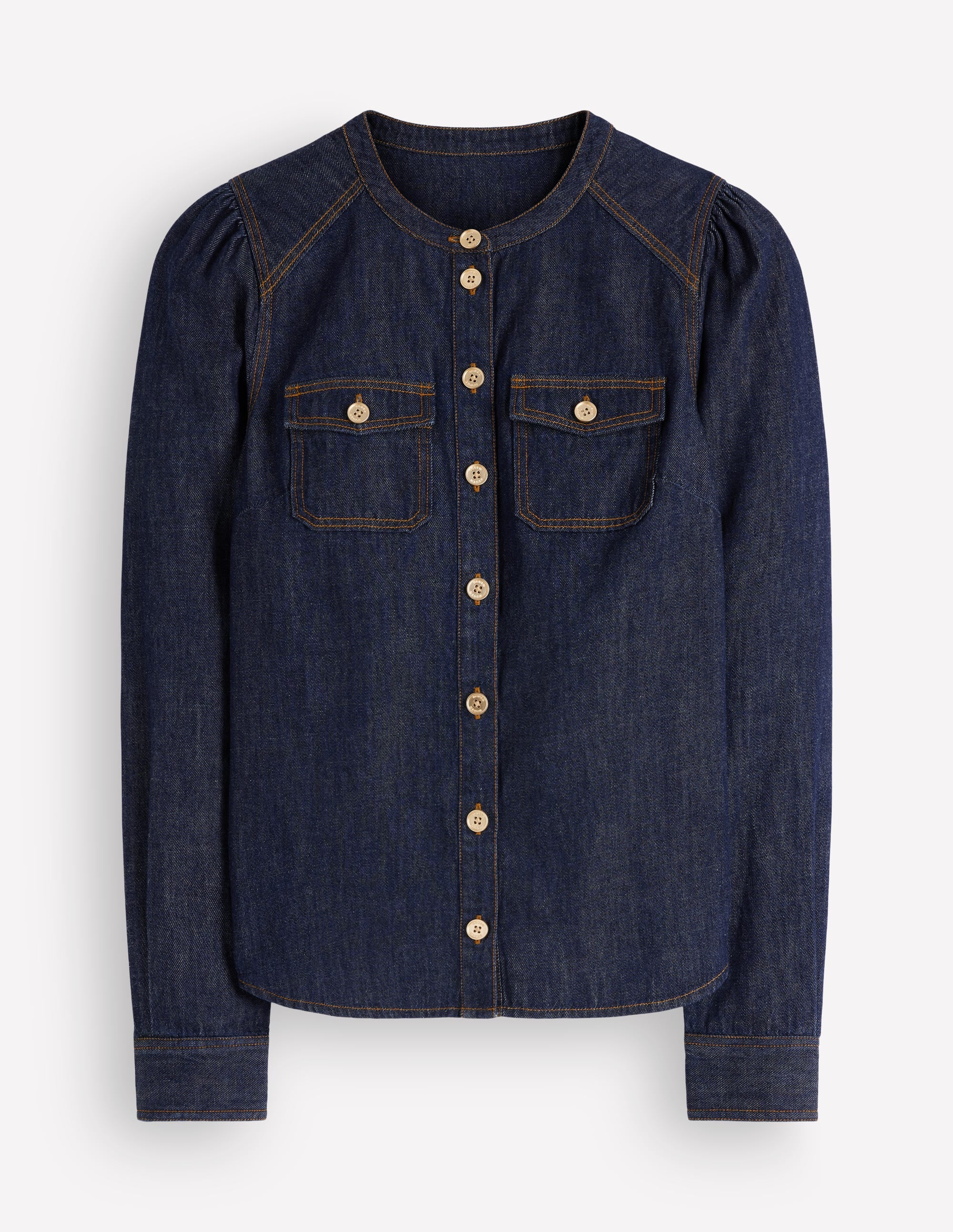 Thea Jeanshemd-Dunkles Indigo - Image 5