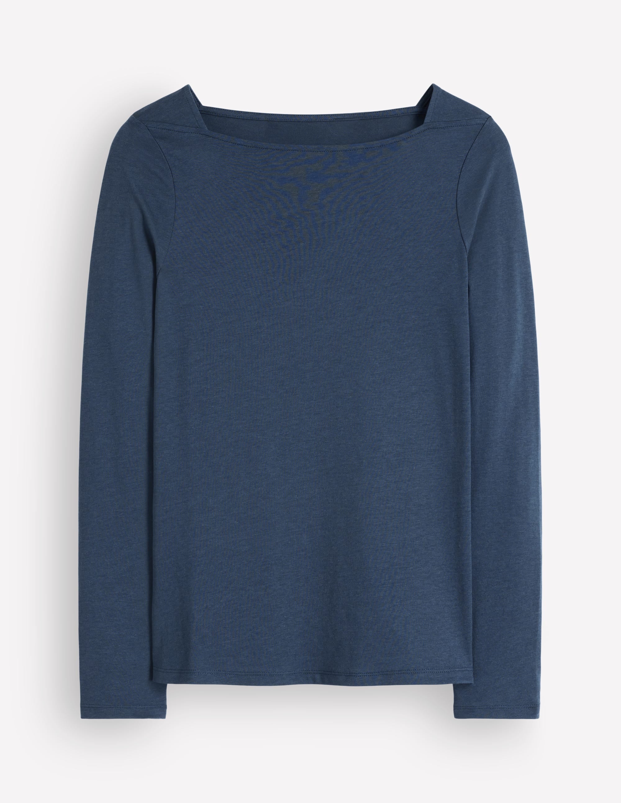 Langarmshirt mit eckigem Ausschnitt-Mitternachtsmeer - Image 5