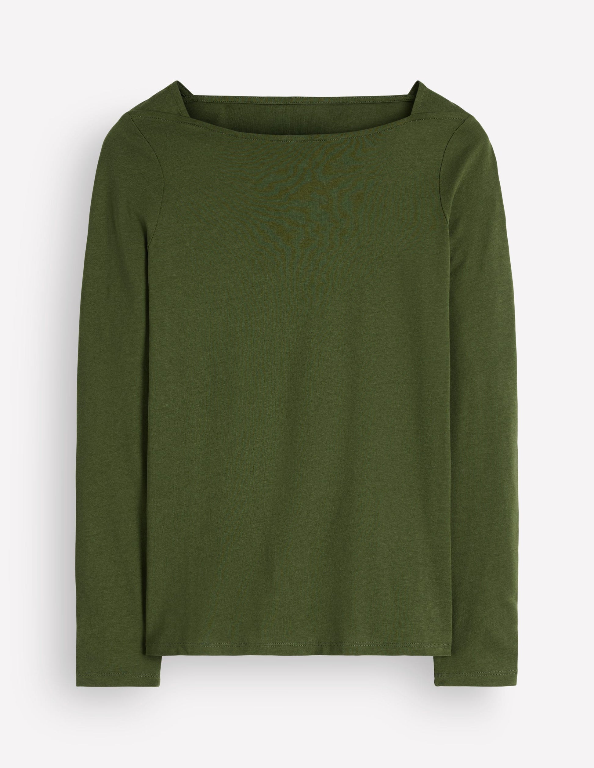 Langarmshirt mit eckigem Ausschnitt-Braunschweigisches Grün-4
