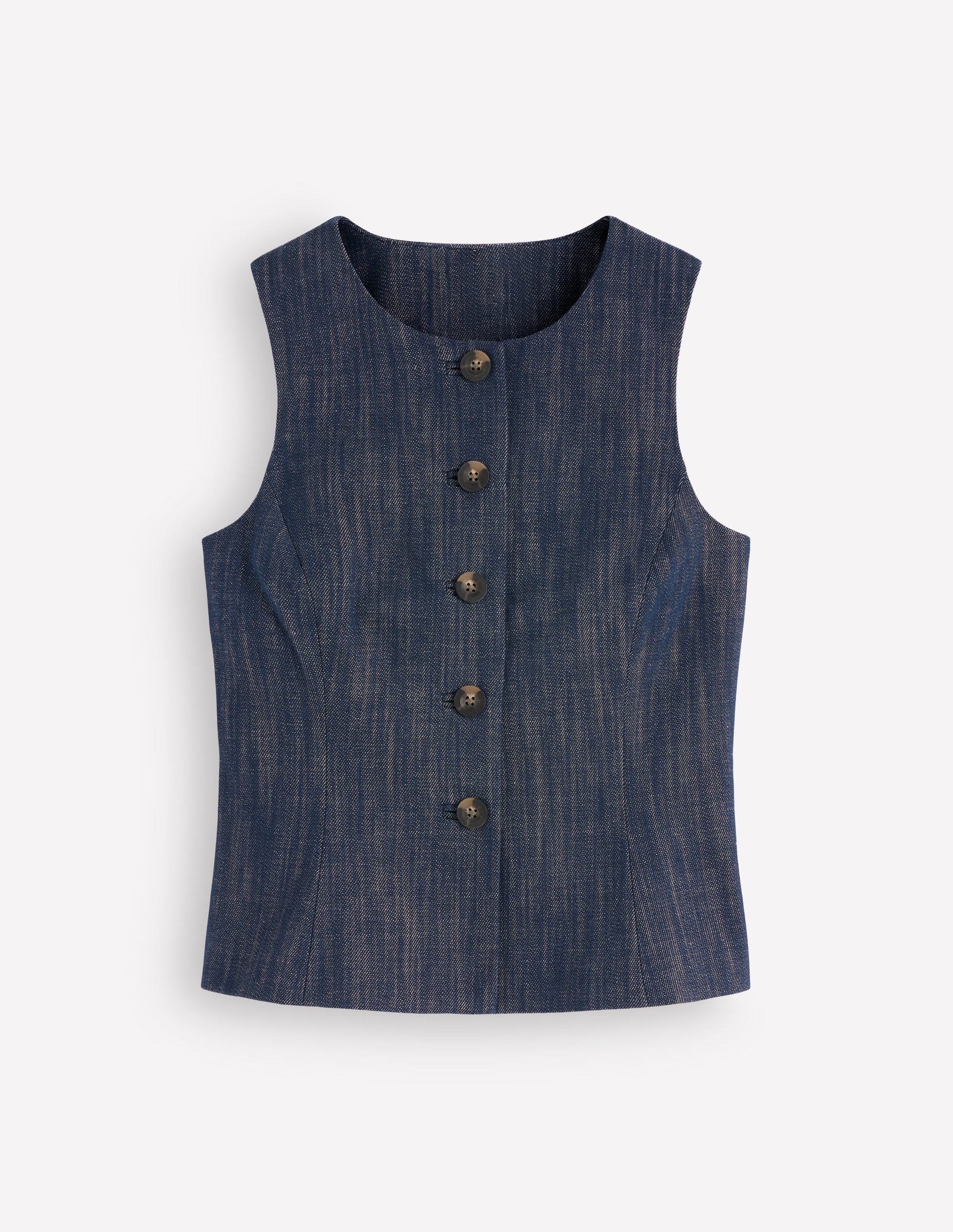 Jeansweste mit Schößchen-Indigo-6