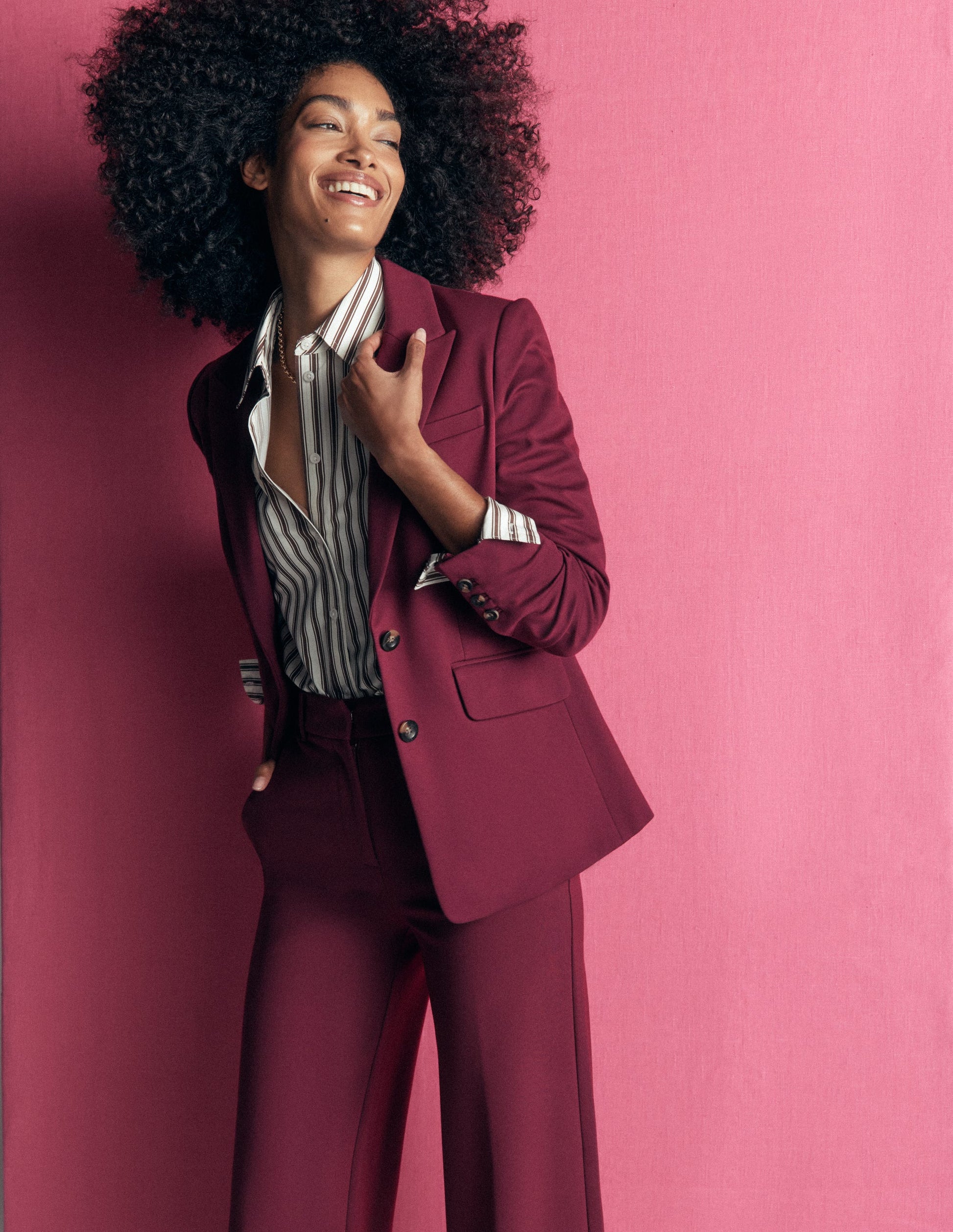 Stamford Ponte-Blazer-Dunkelviolett-4