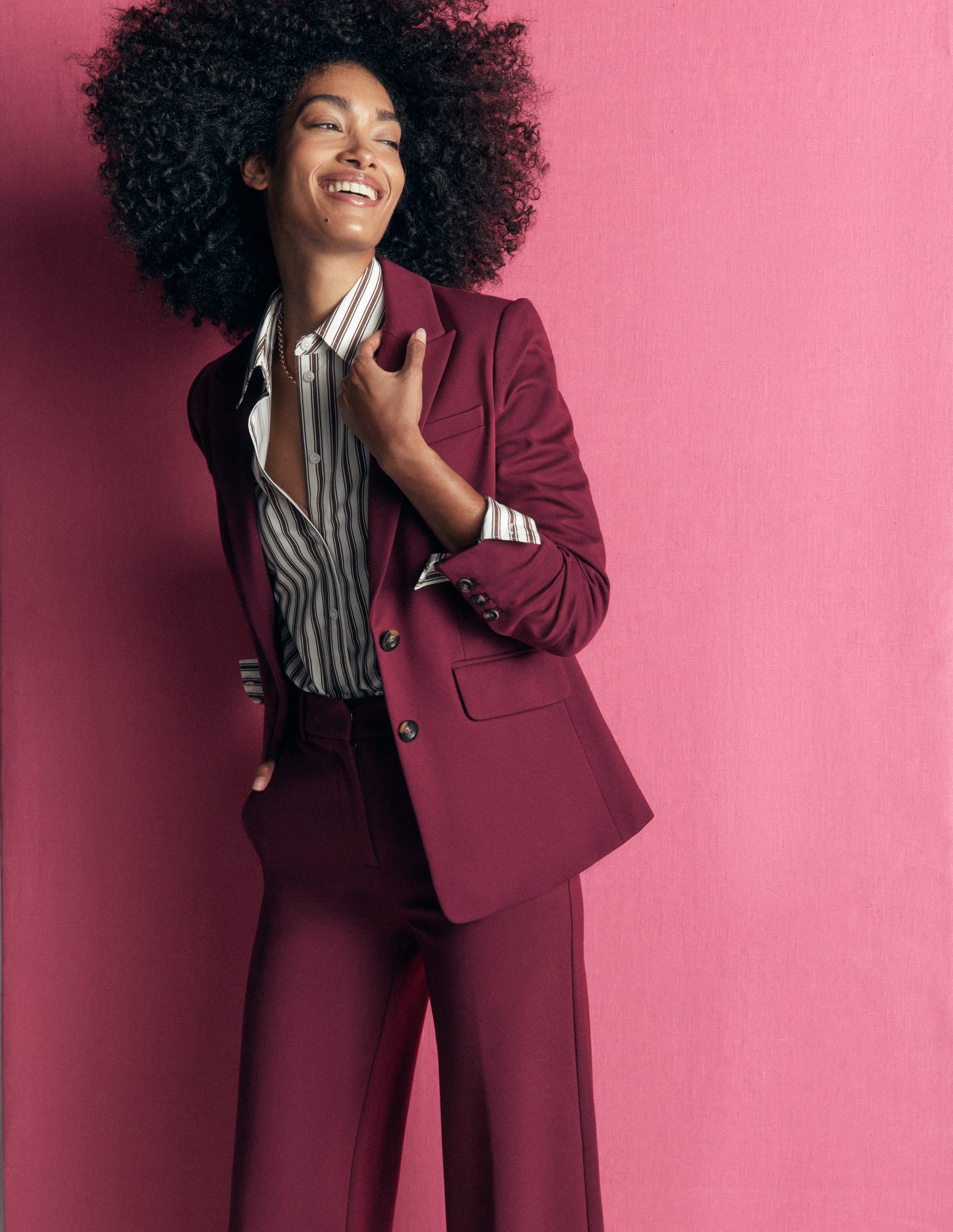 Stamford Ponte-Blazer-Dunkelviolett - Image 4