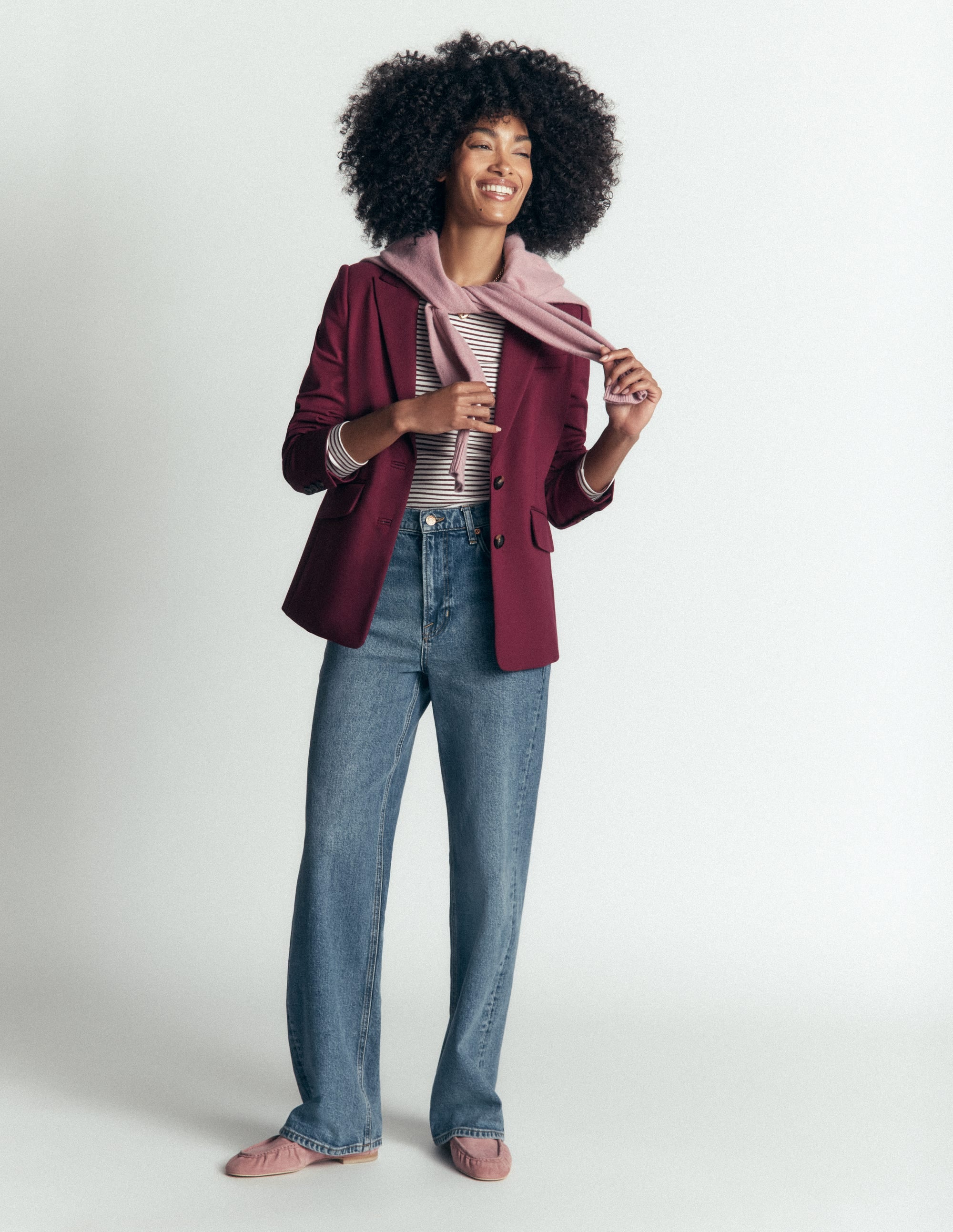 Stamford Ponte-Blazer-Dunkelviolett - Image 5