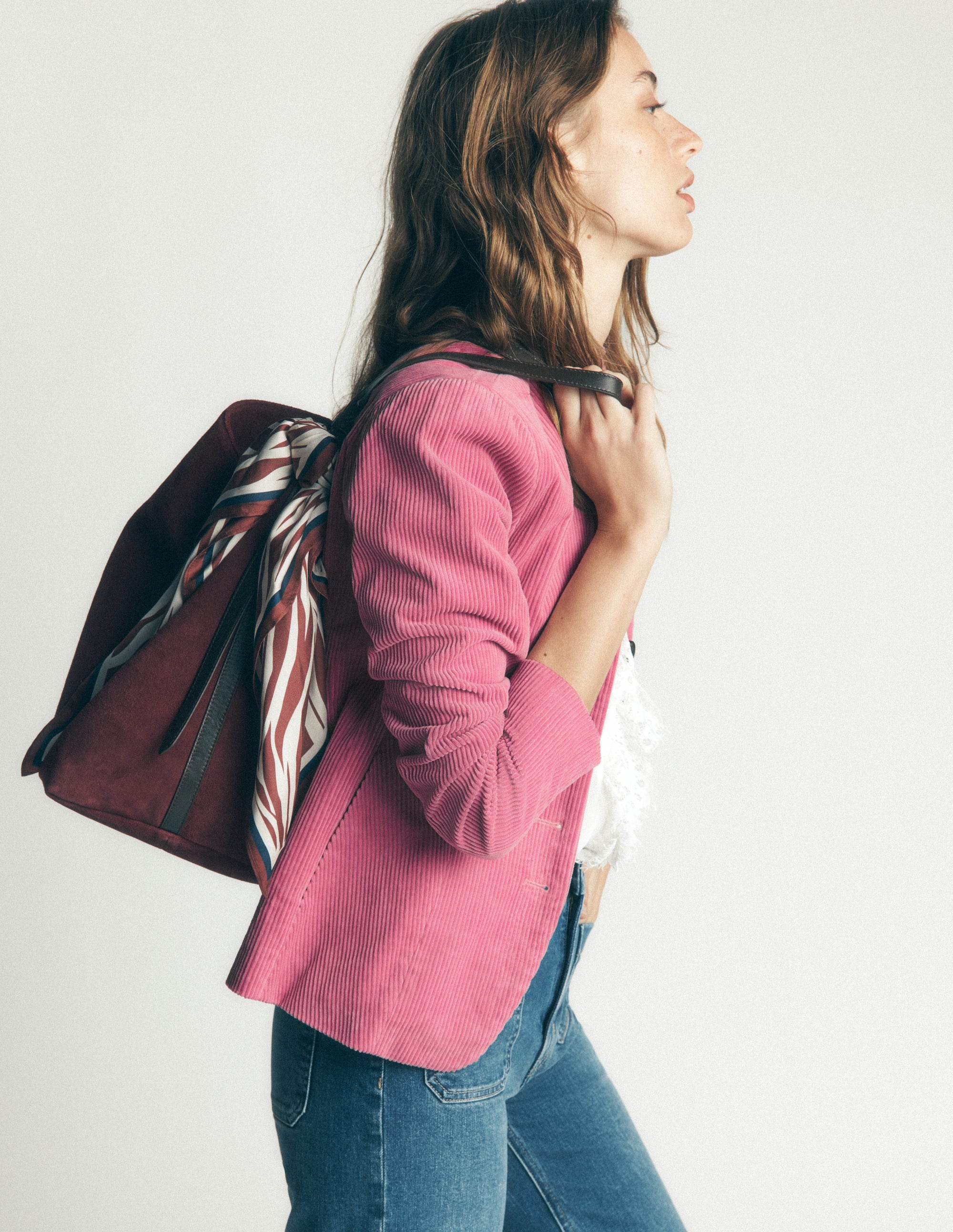 Hereford Cordjacke im Military-Stil-Rosa Heide - Image 6