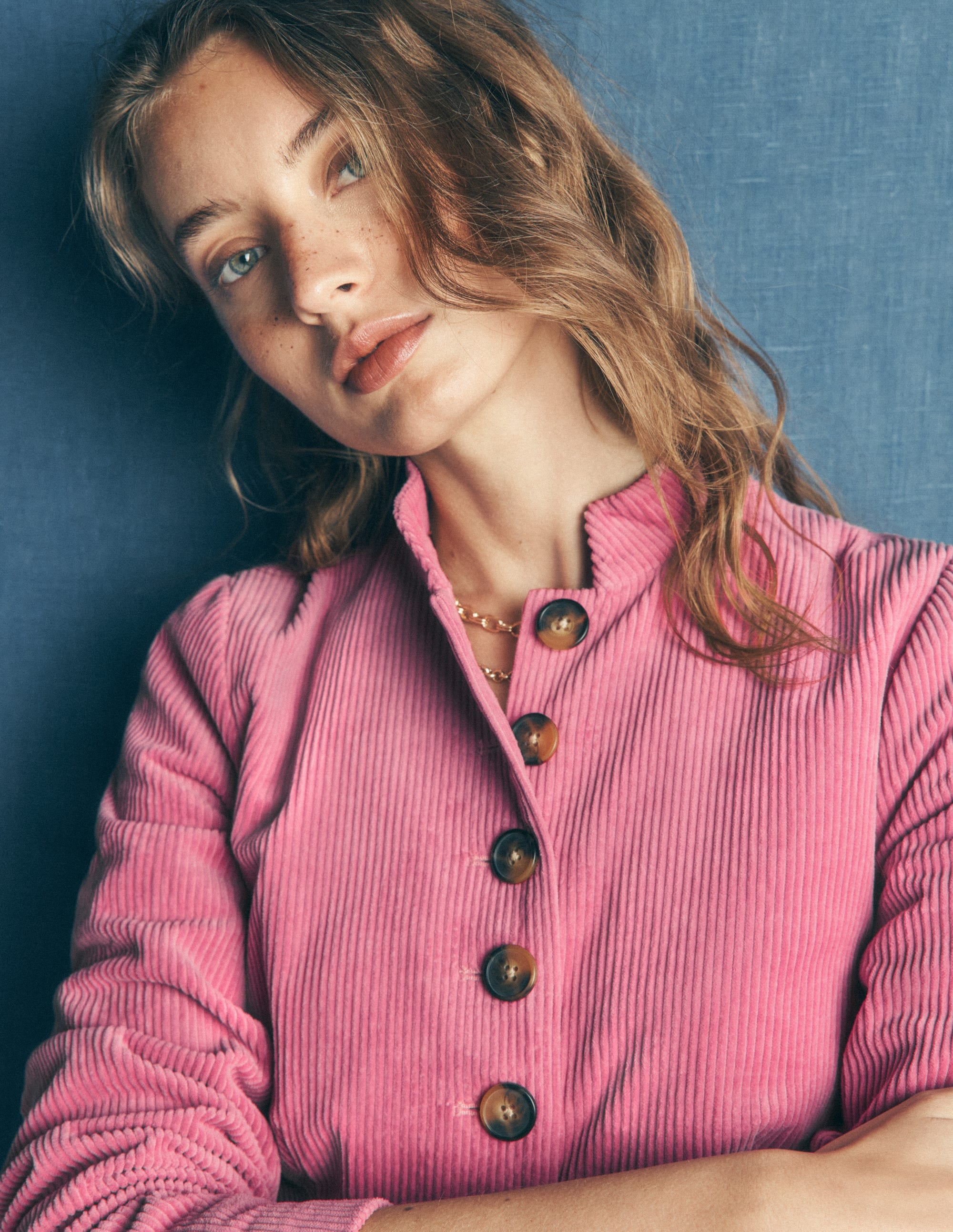 Hereford Cordjacke im Military-Stil-Rosa Heide - Image 7