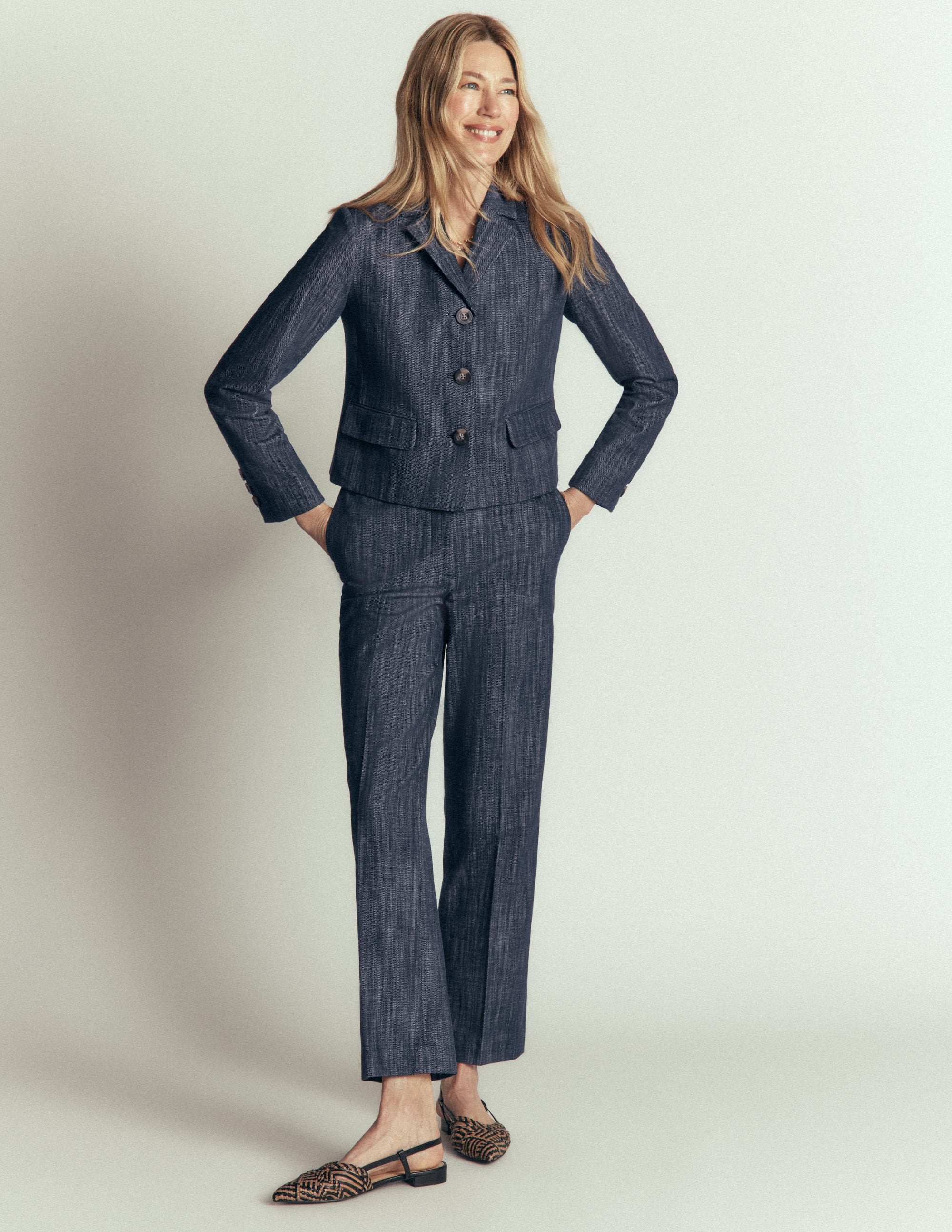 Dartmouth Twill-Blazer-Indigo - Image 4