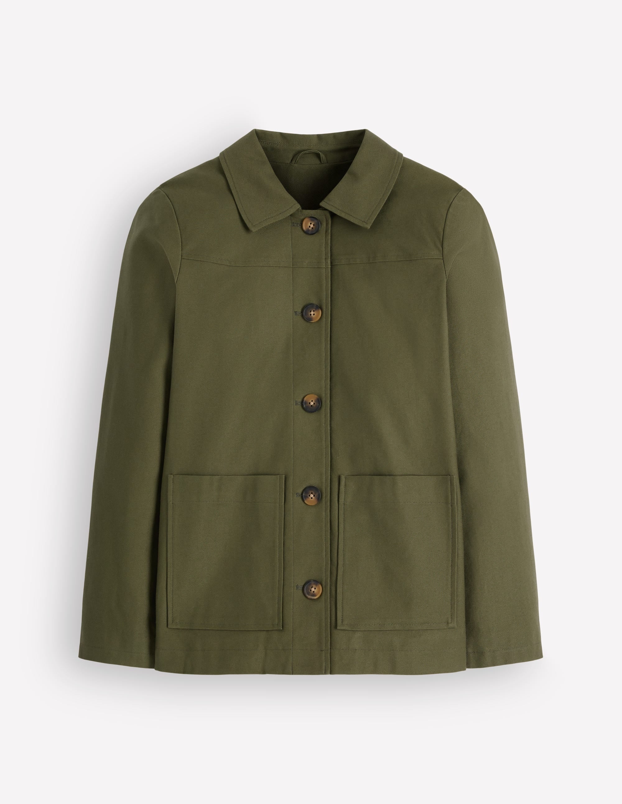 Fife Arbeitsjacke aus Baumwolle-Khaki Verziert - Image 9