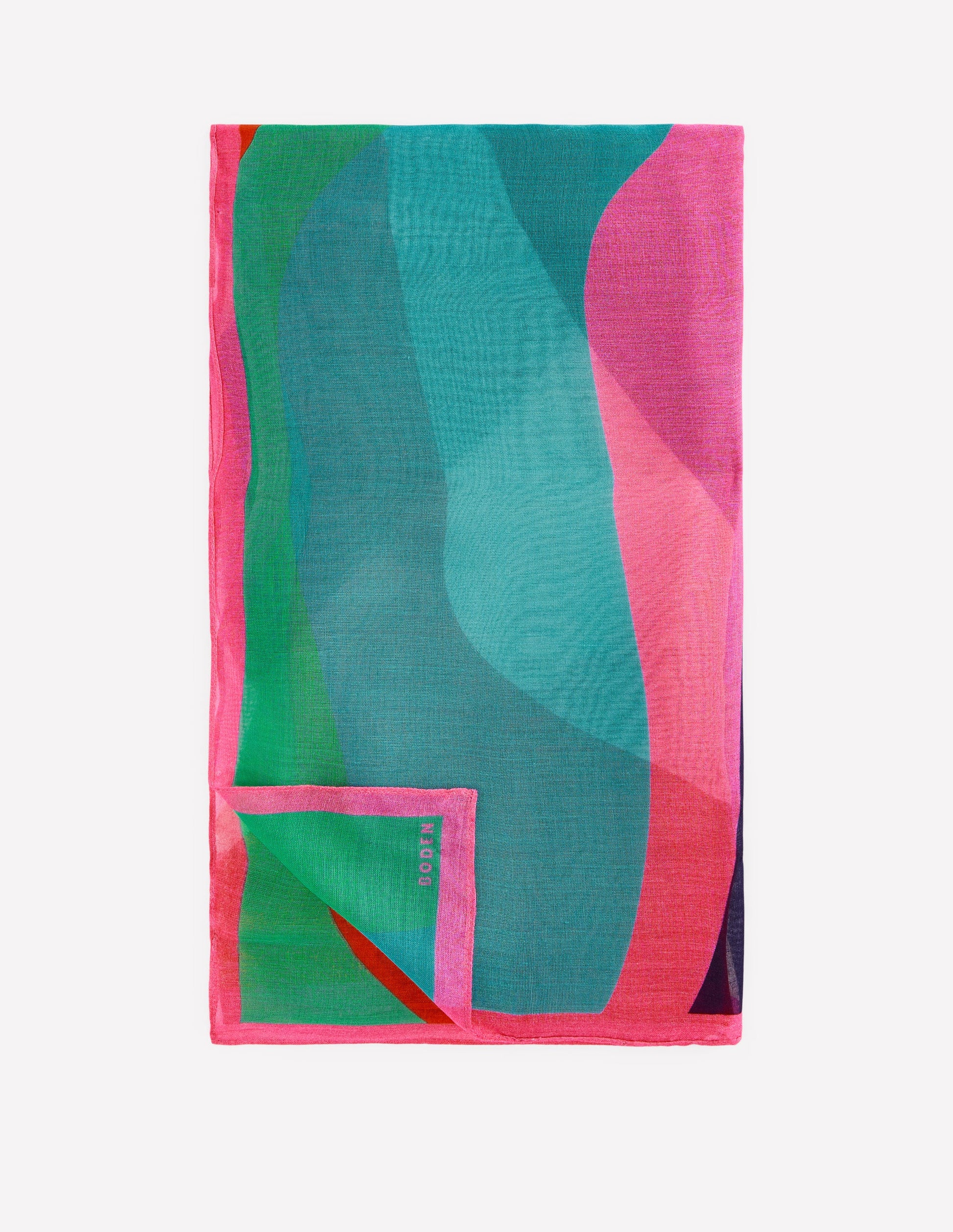 Sarong-Schal mit Muster-Bunt, Rhythmische Welle-4