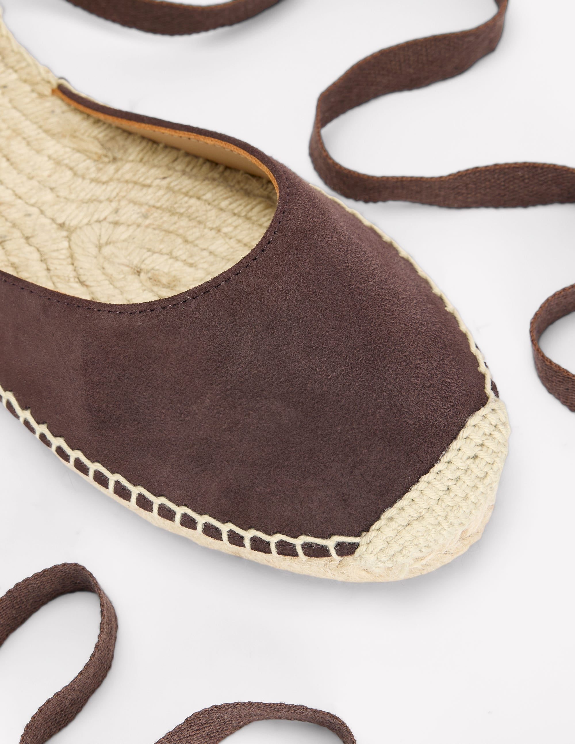 Espadrilles plates Cassie-Chocolat amer - Image 4