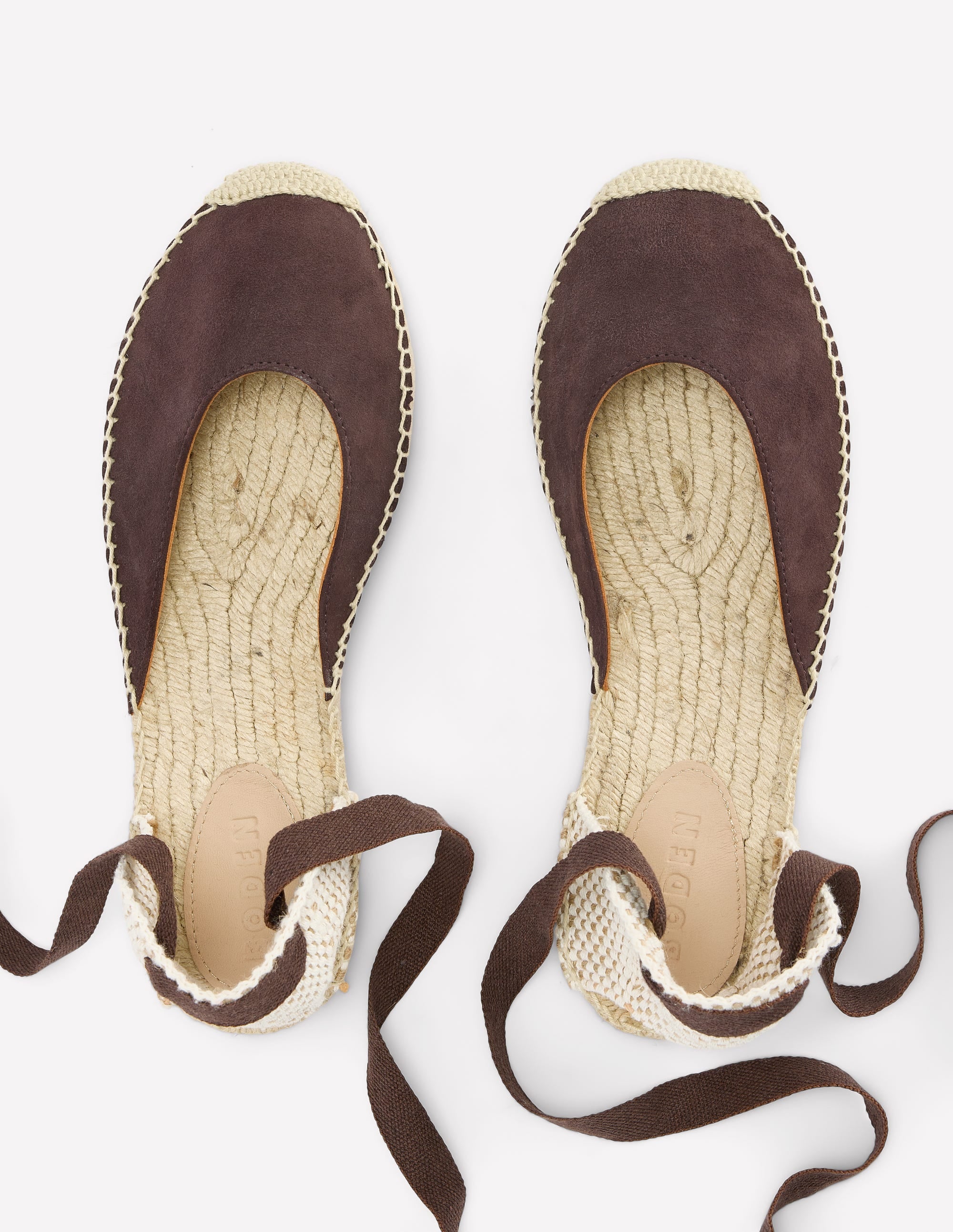 Espadrilles plates Cassie-Chocolat amer - Image 5
