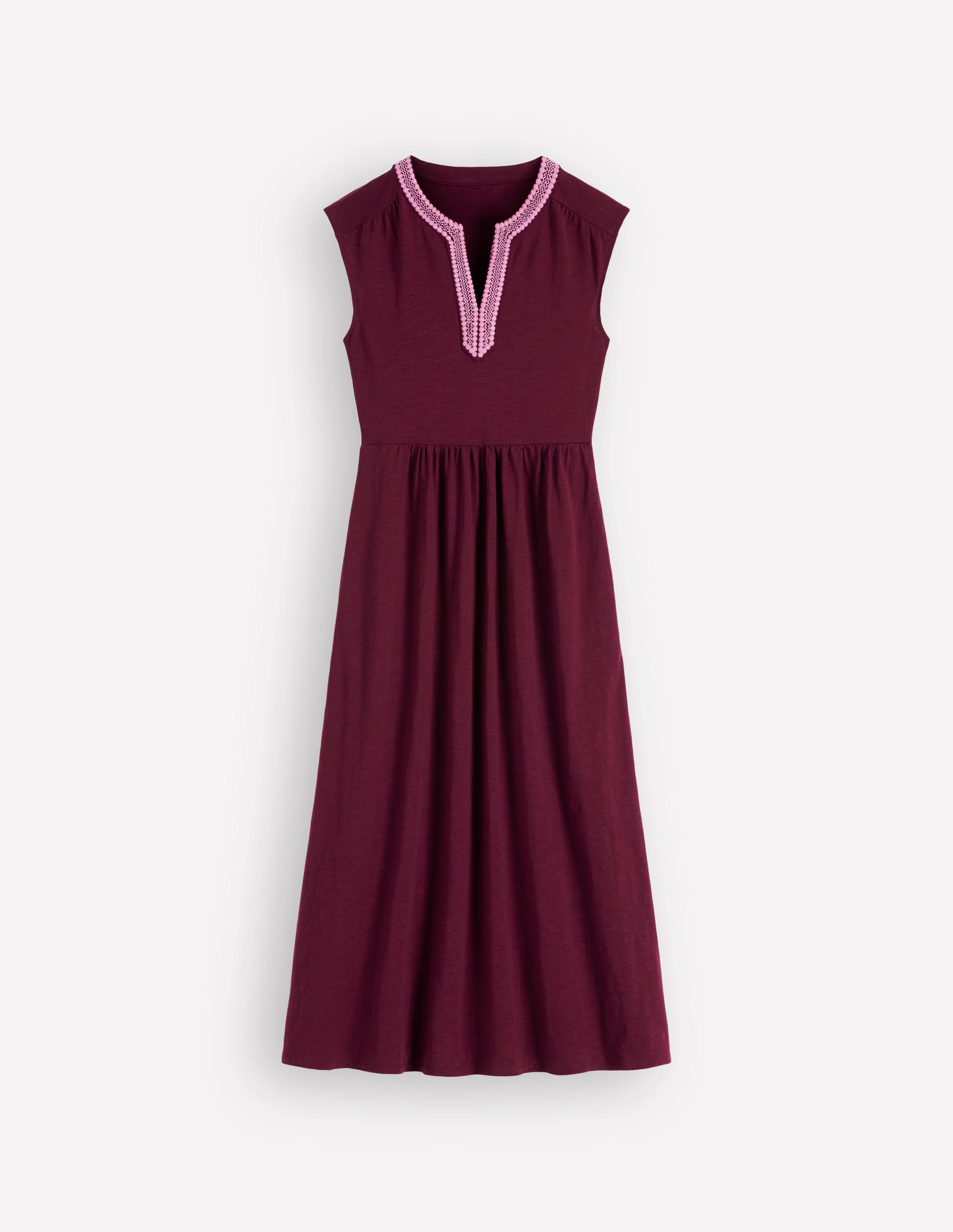 May Jersey-Midikleid-Dunkelviolett-6