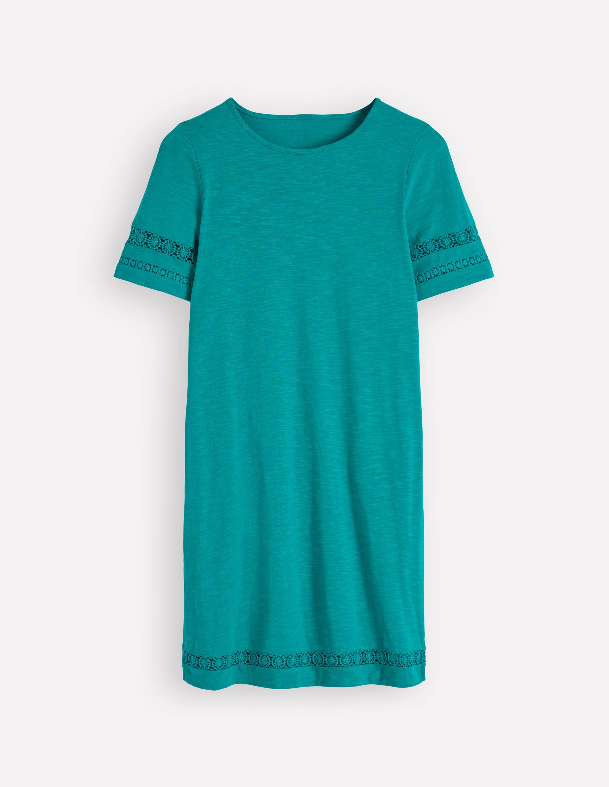Hattie T-Shirt-Kleid aus Jersey-Glasurblau - Image 6