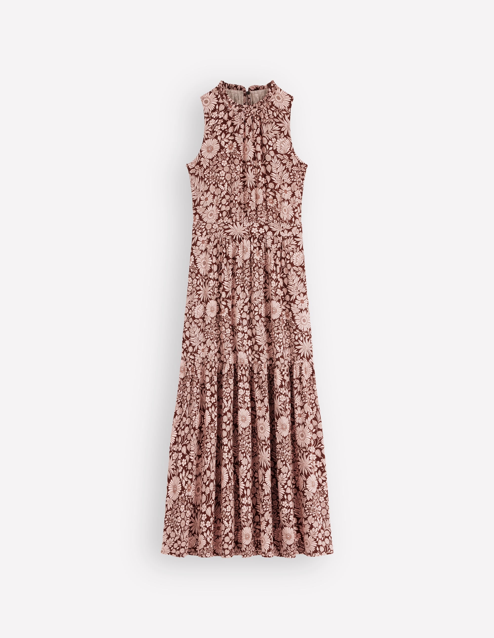 Camalie Jersey-Maxikleid-Umbra, Blühendes Blumenbeet - Image 7