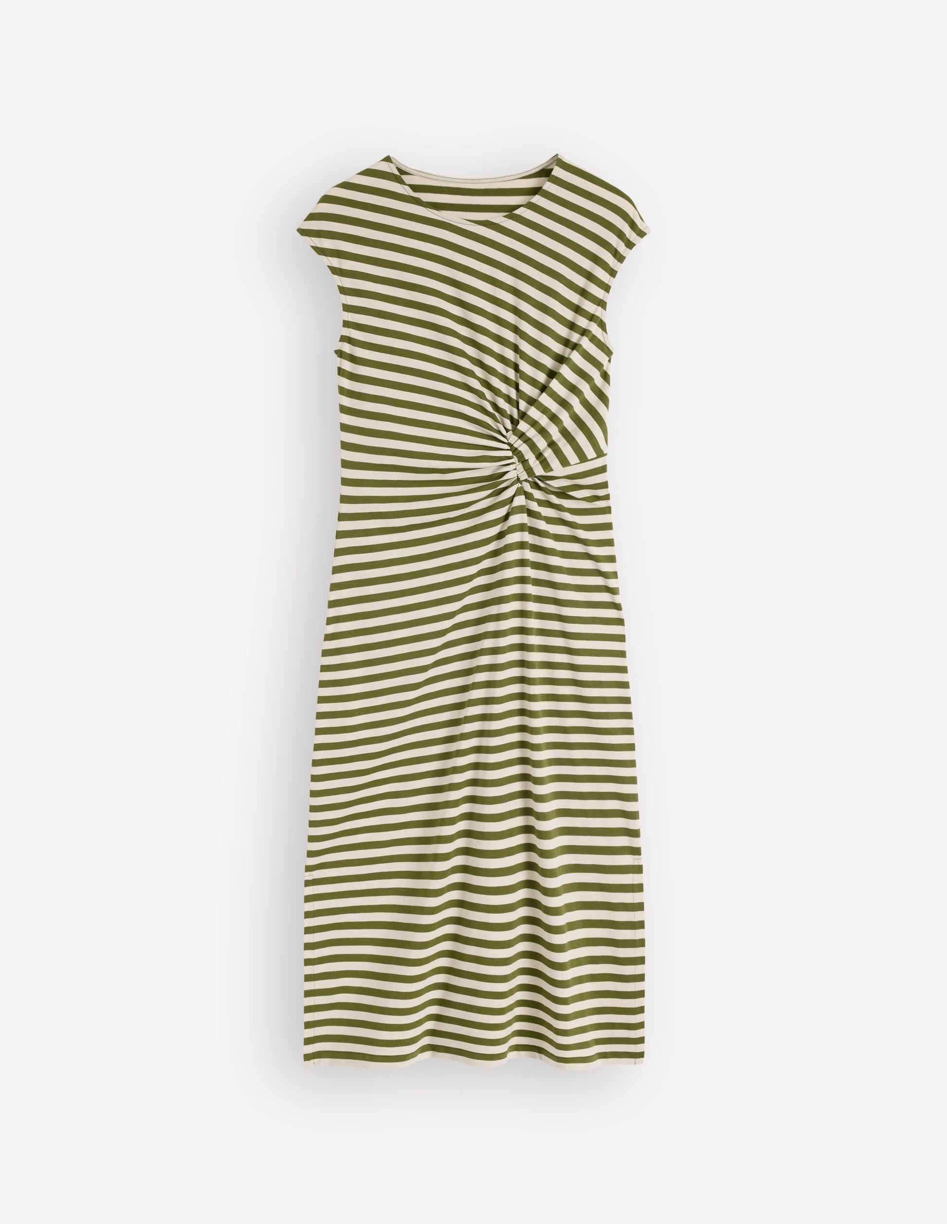 Delilah Midikleid mit Twistdetail-Bunt-6
