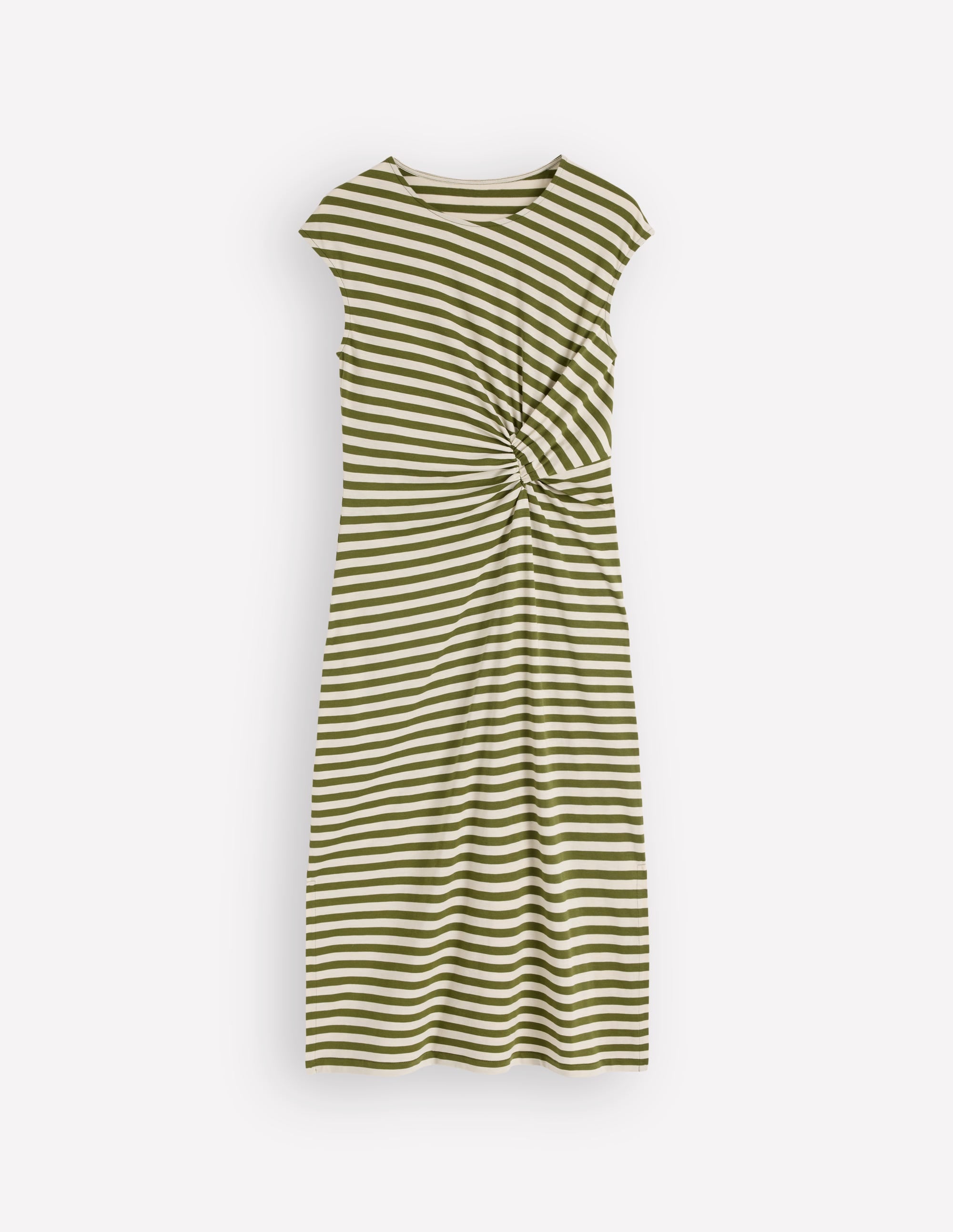 Robe midi Delilah torsadée-À Rayures - Image 6
