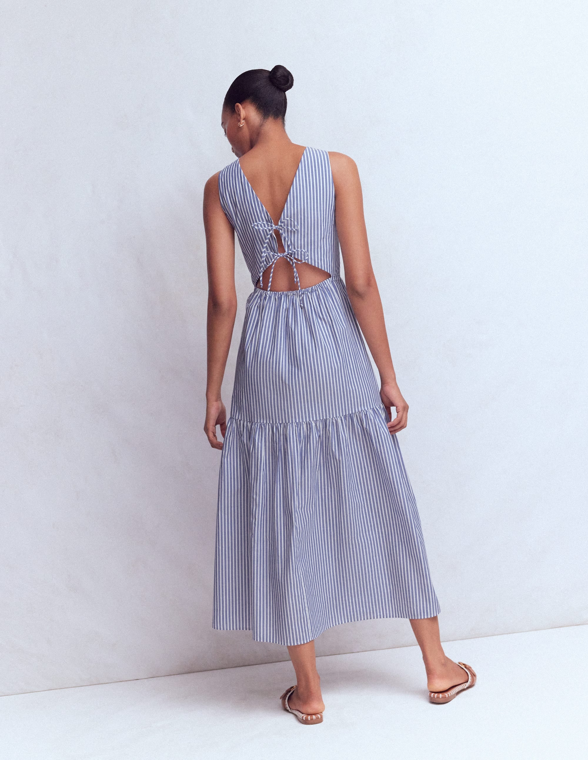 Ärmelloses Popeline-Kleid-Surf the Web Streifen - Image 3