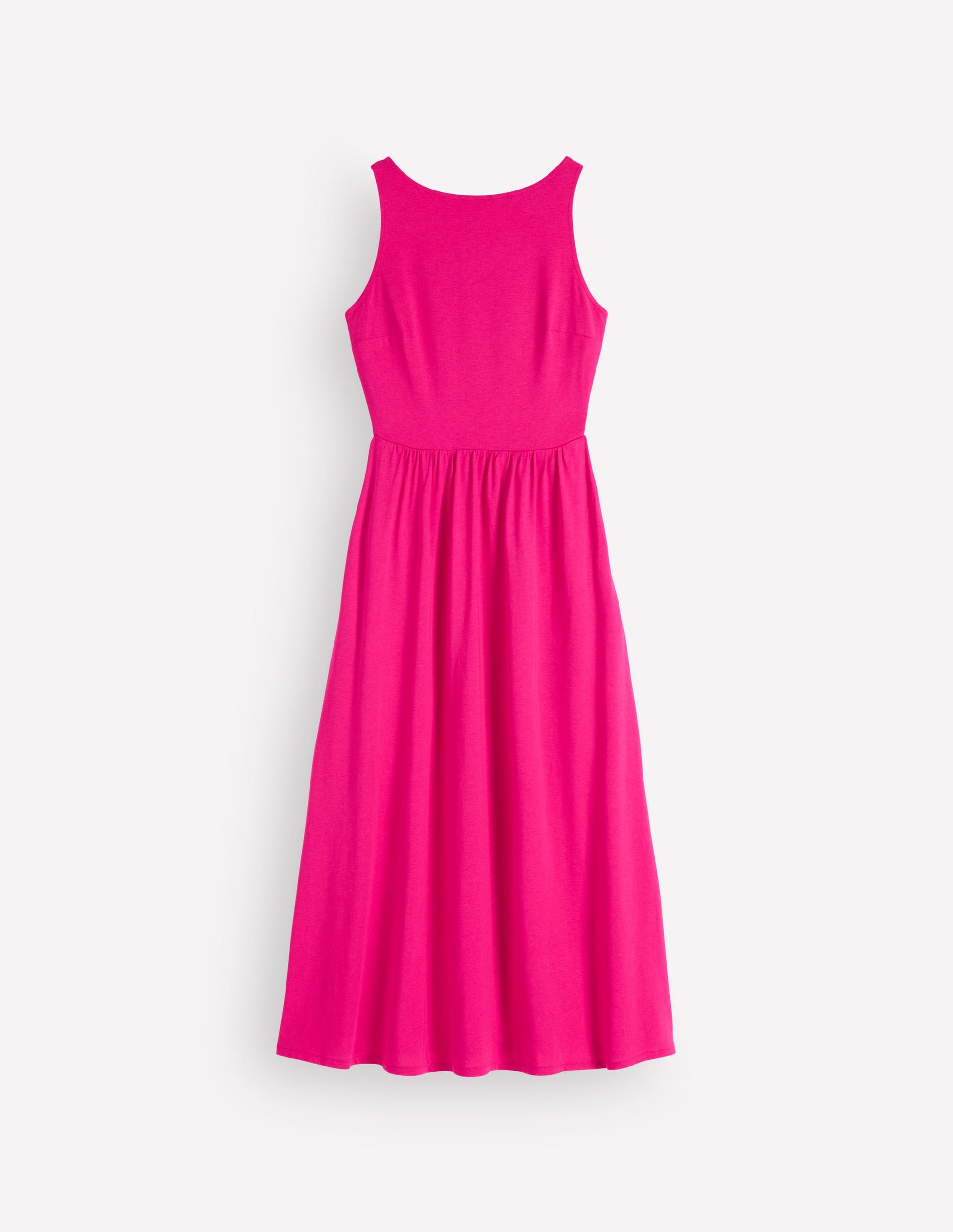 Saoirse Gesmoktes Jerseykleid-Hellrosa-7