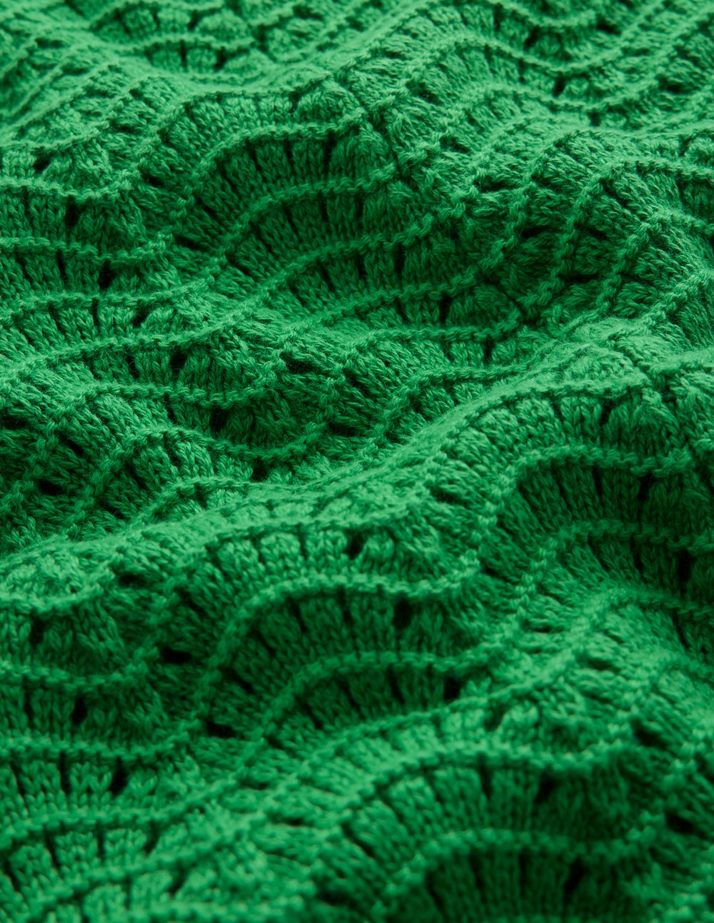 Robe longue Stella au crochet-Vert trèfle - Image 6