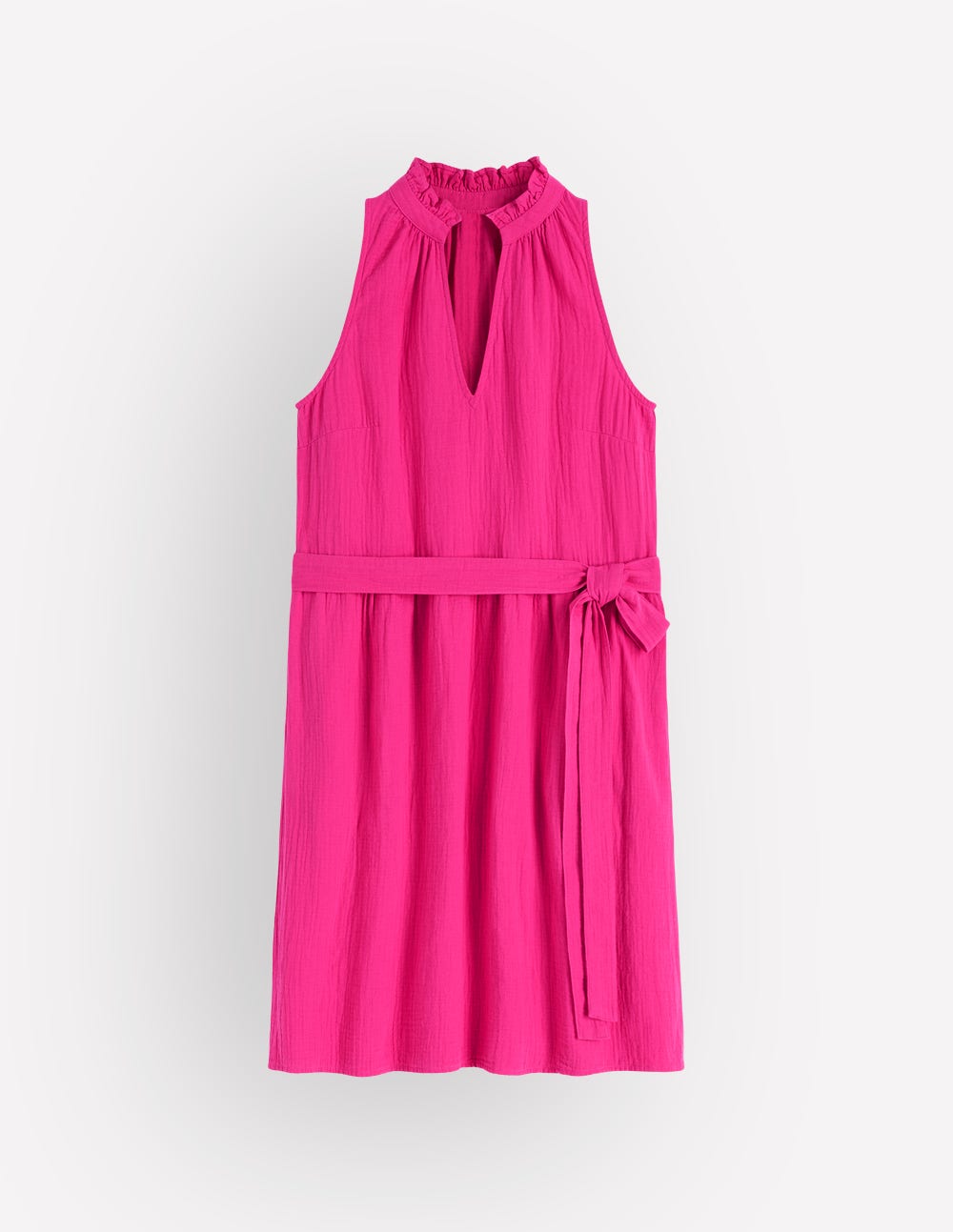 Viv Kurzes Doppeltuch-Kleid-Rosarot-5