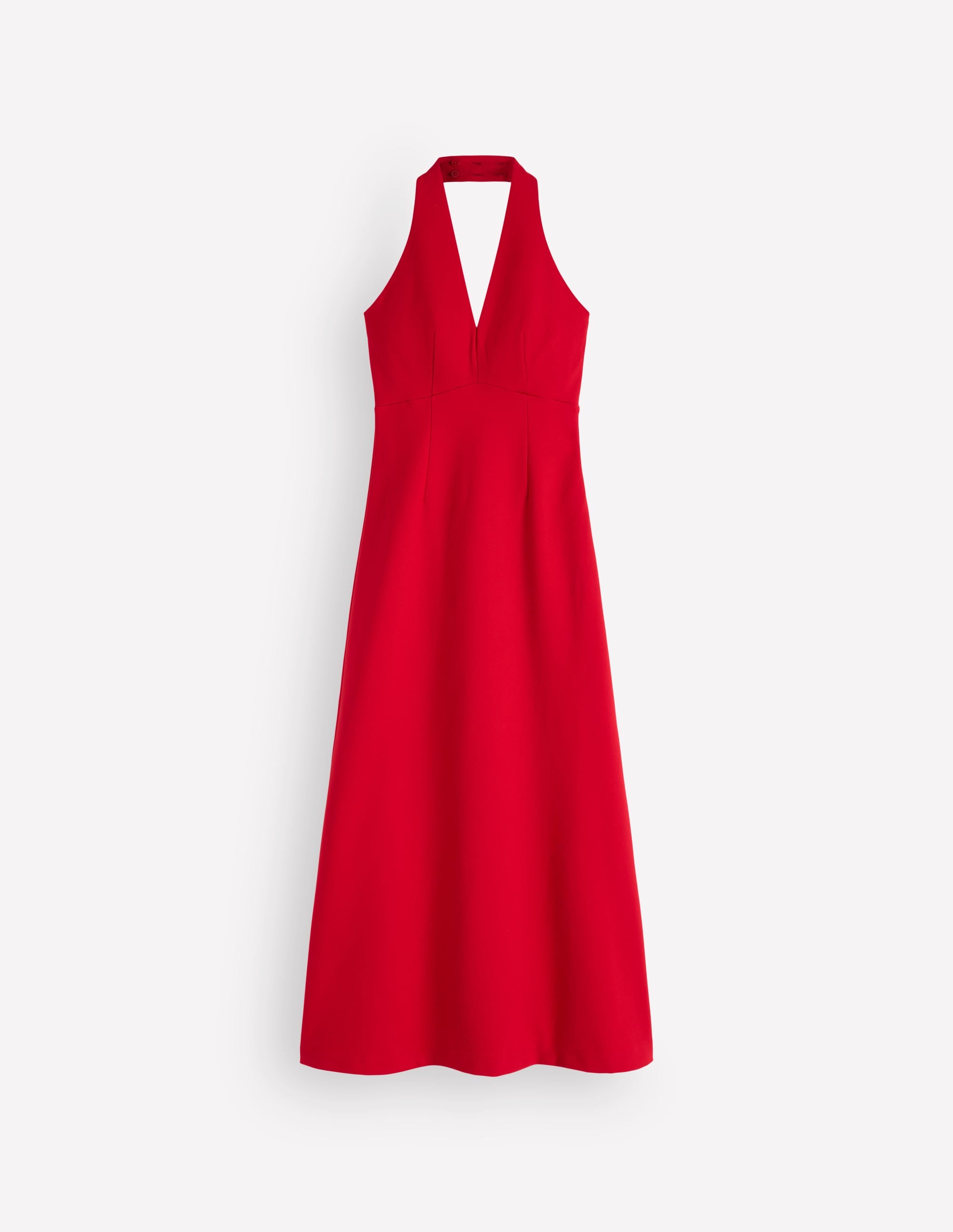 Empire-Maxikleid mit Neckholder-ROT - Image 5