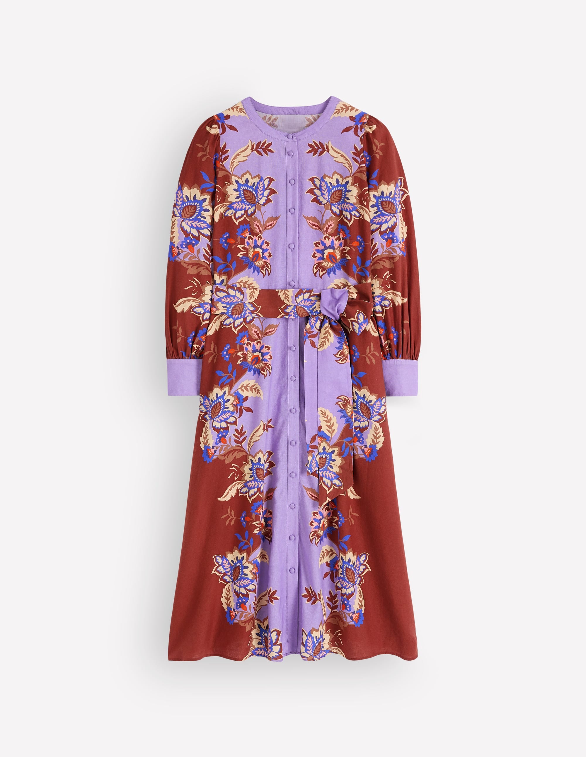 Kleid für besondere Anlässe mit Blousonärmeln-Bunt Superblüten - Image 7