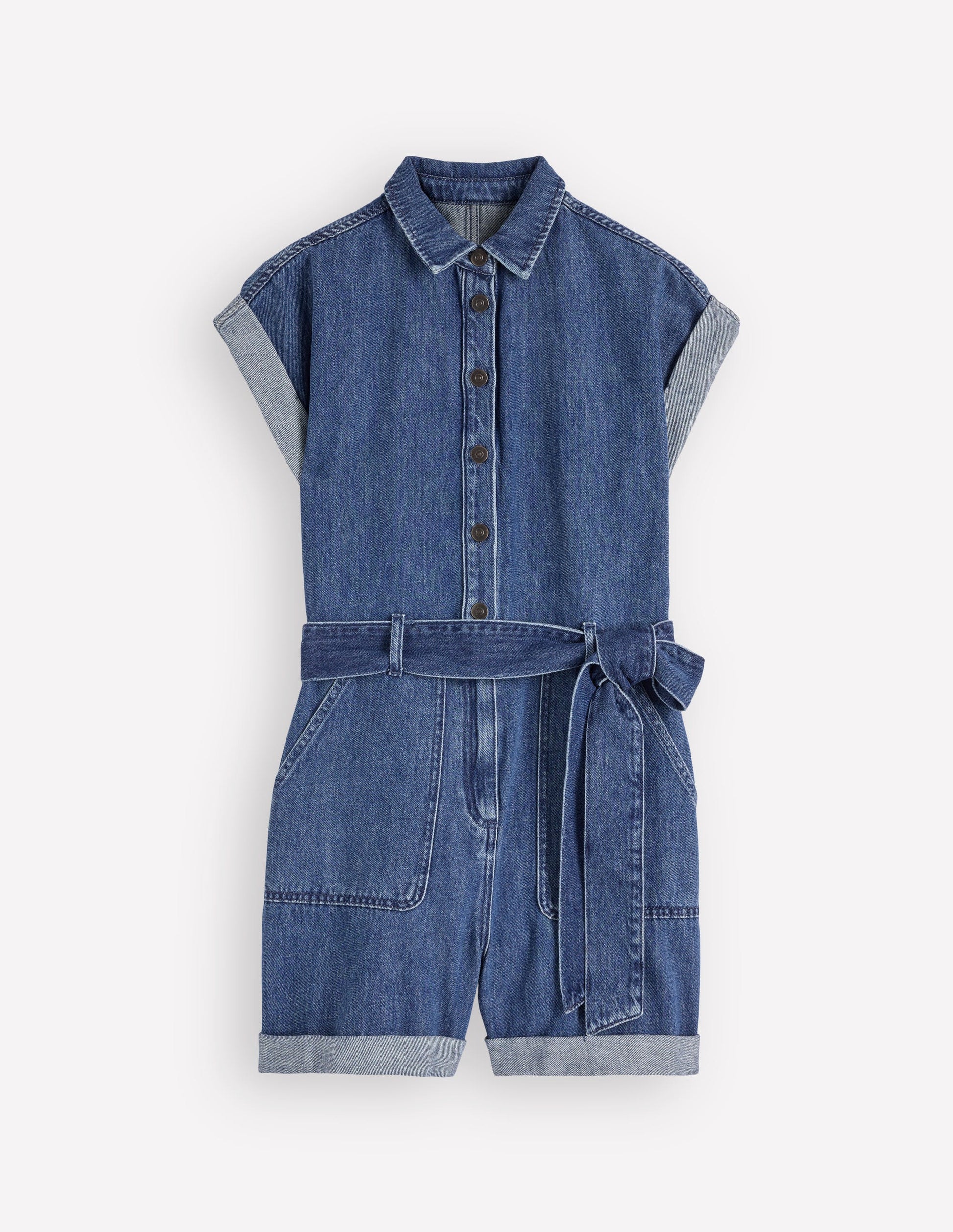 Kay Denim-Jumpsuit-Heller Used Look-6