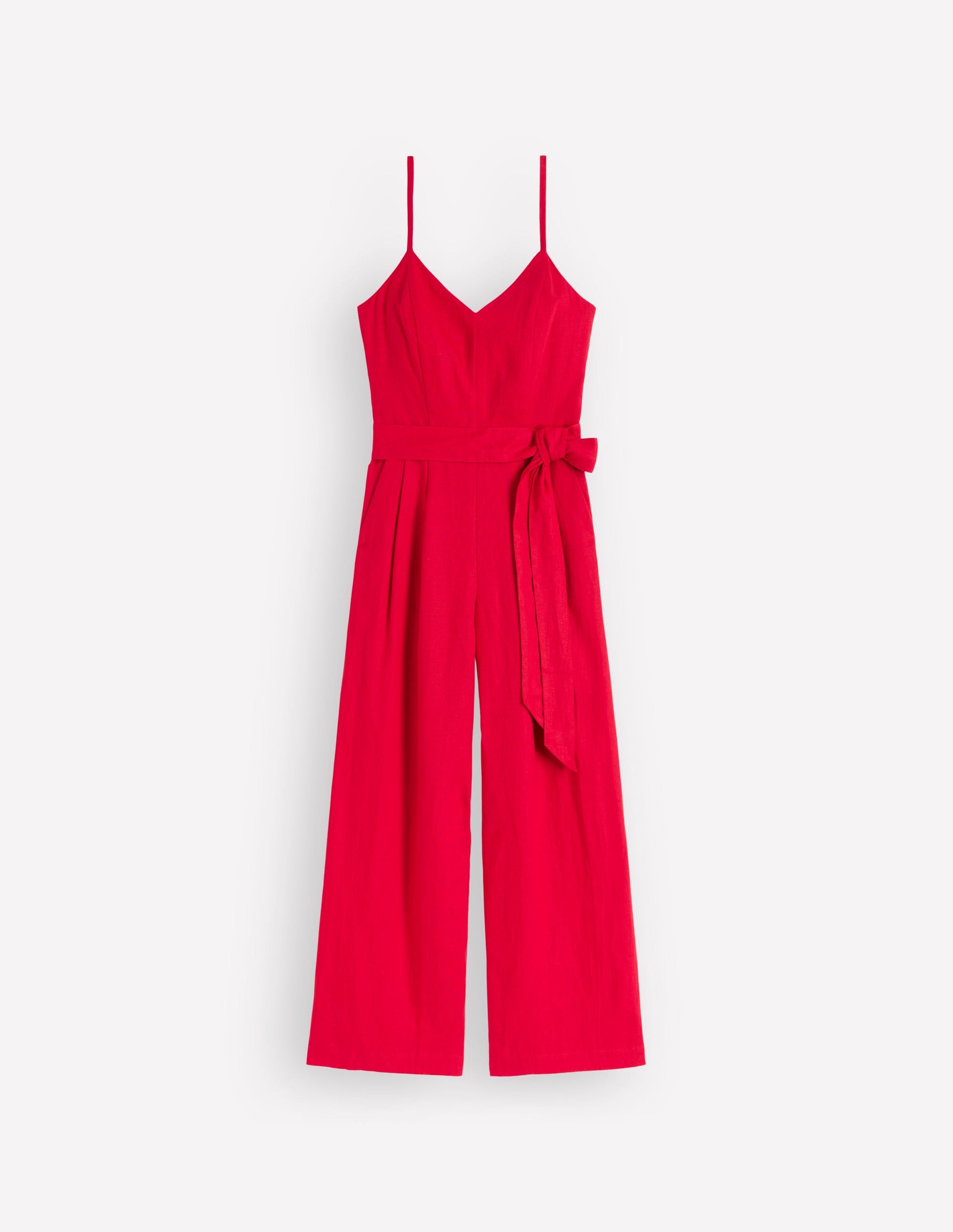 Leinen-Jumpsuit mit schmalen Trägern-Salsa-7