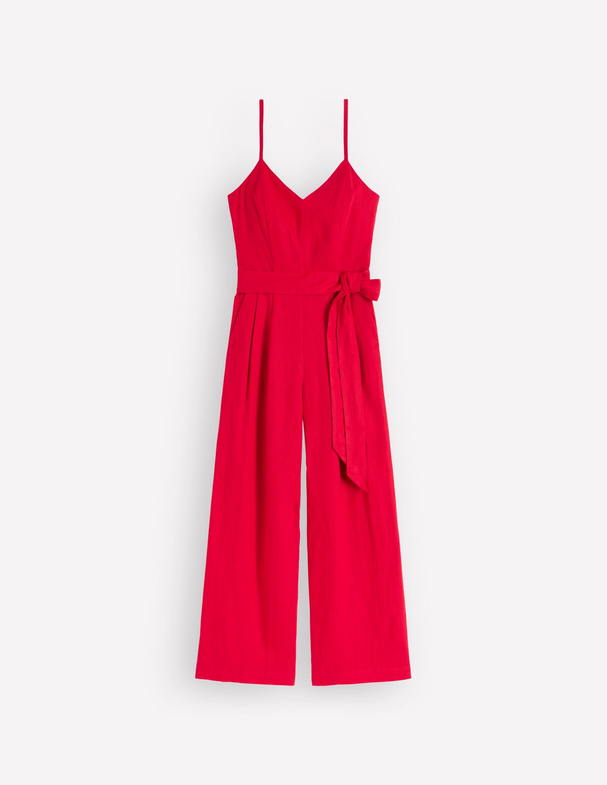 Leinen-Jumpsuit mit schmalen Trägern-Salsa - Image 7