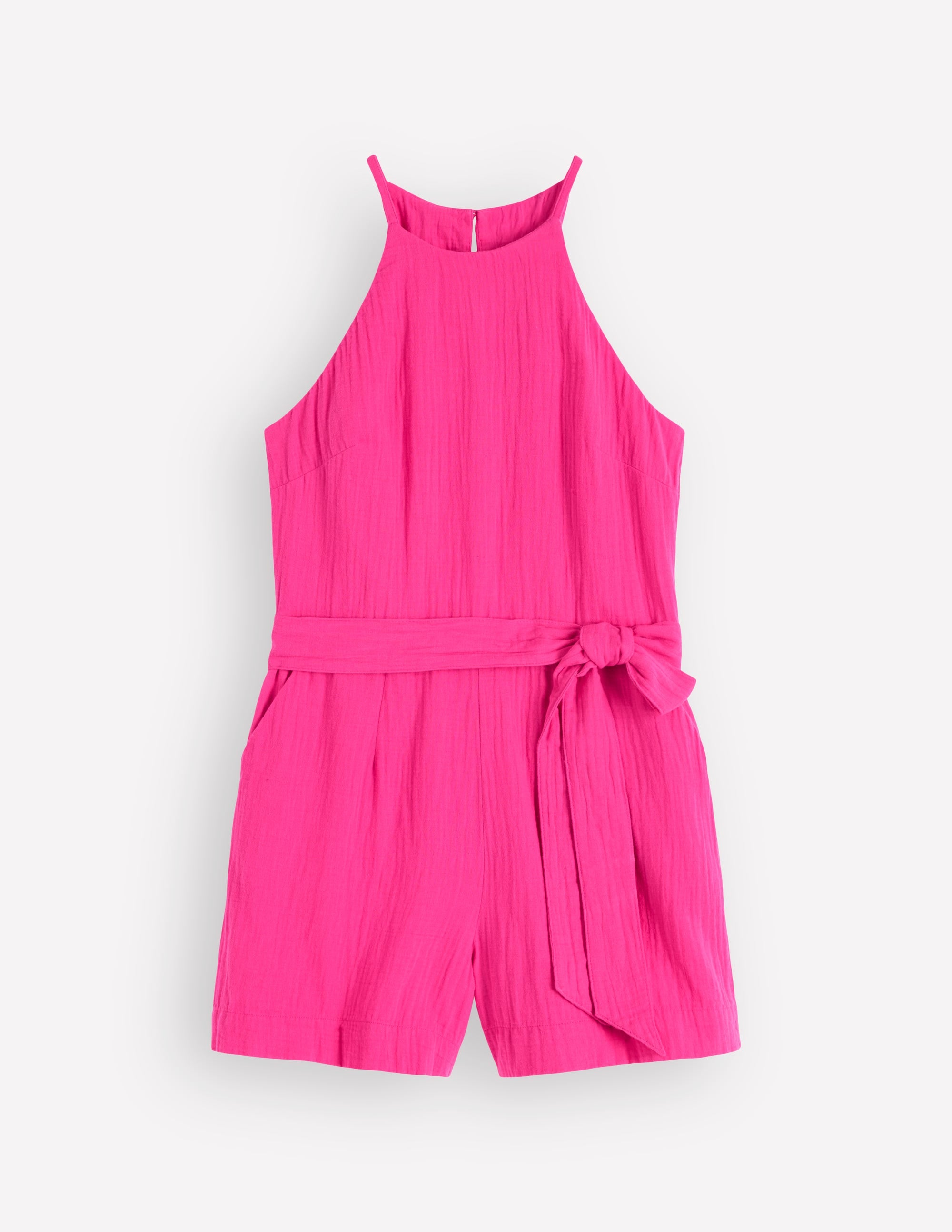 Rosa Doppeltuch-Jumpsuit-Rosarot - Image 5