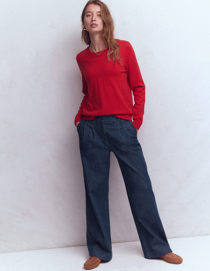 Kensington Twillhose-Indigo