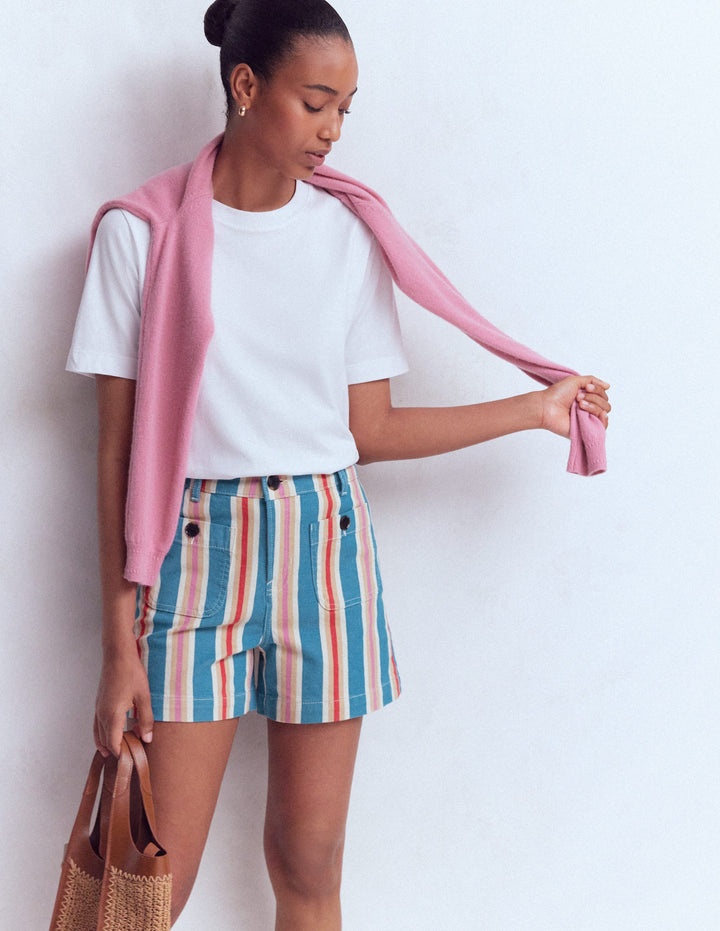 Primrose Jeansshorts-Bunt