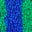 Short Islington en éponge-Vert/bleu, motif Enchanted Paisley