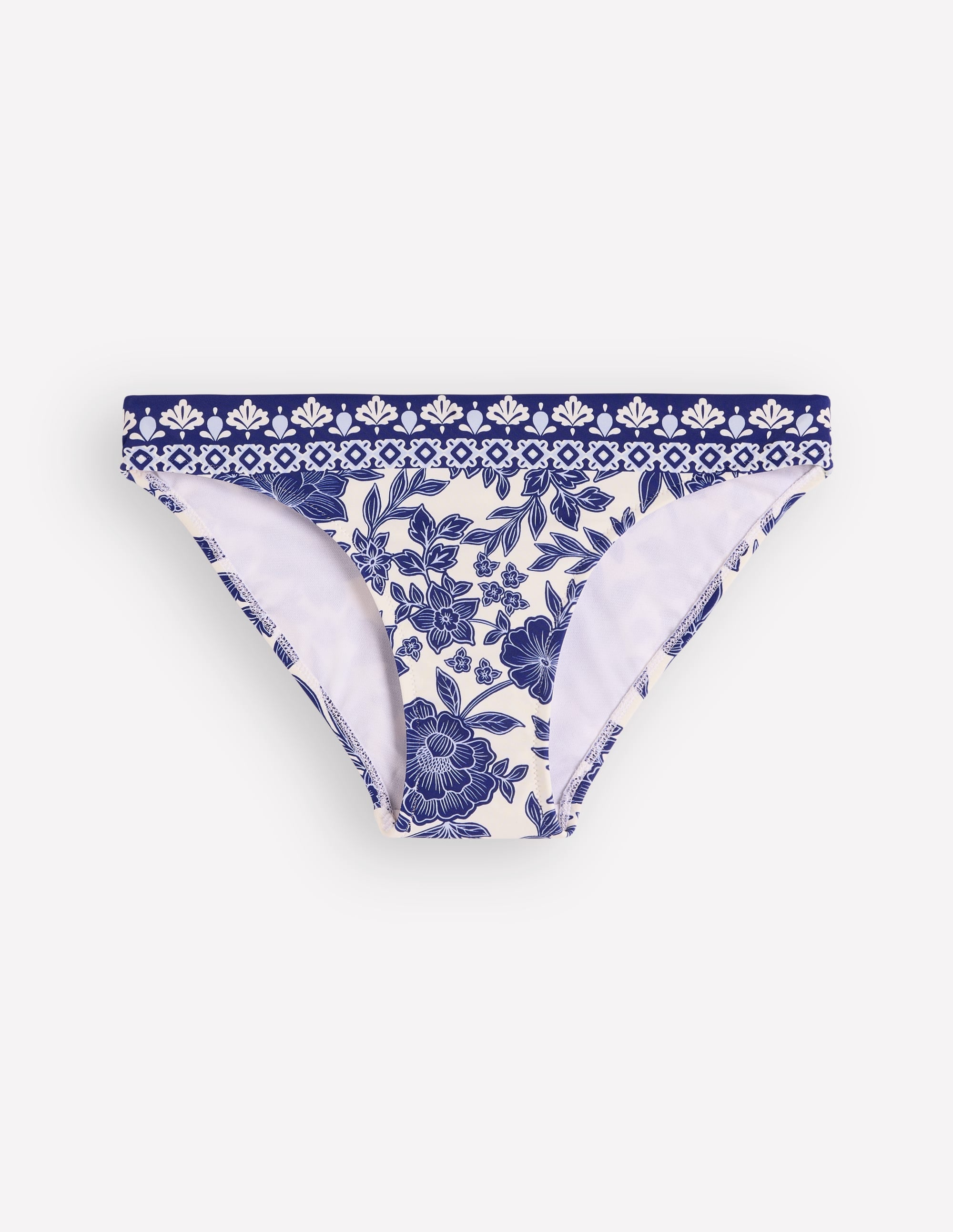 Bas de bikini intemporel-Bleu mazarine, motif Tigers Paradise - Image 6