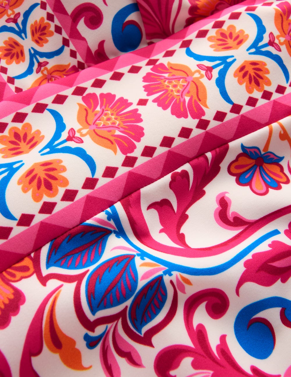 Porto Tankinioberteil-Rosa Power, Blühende Wiese-6